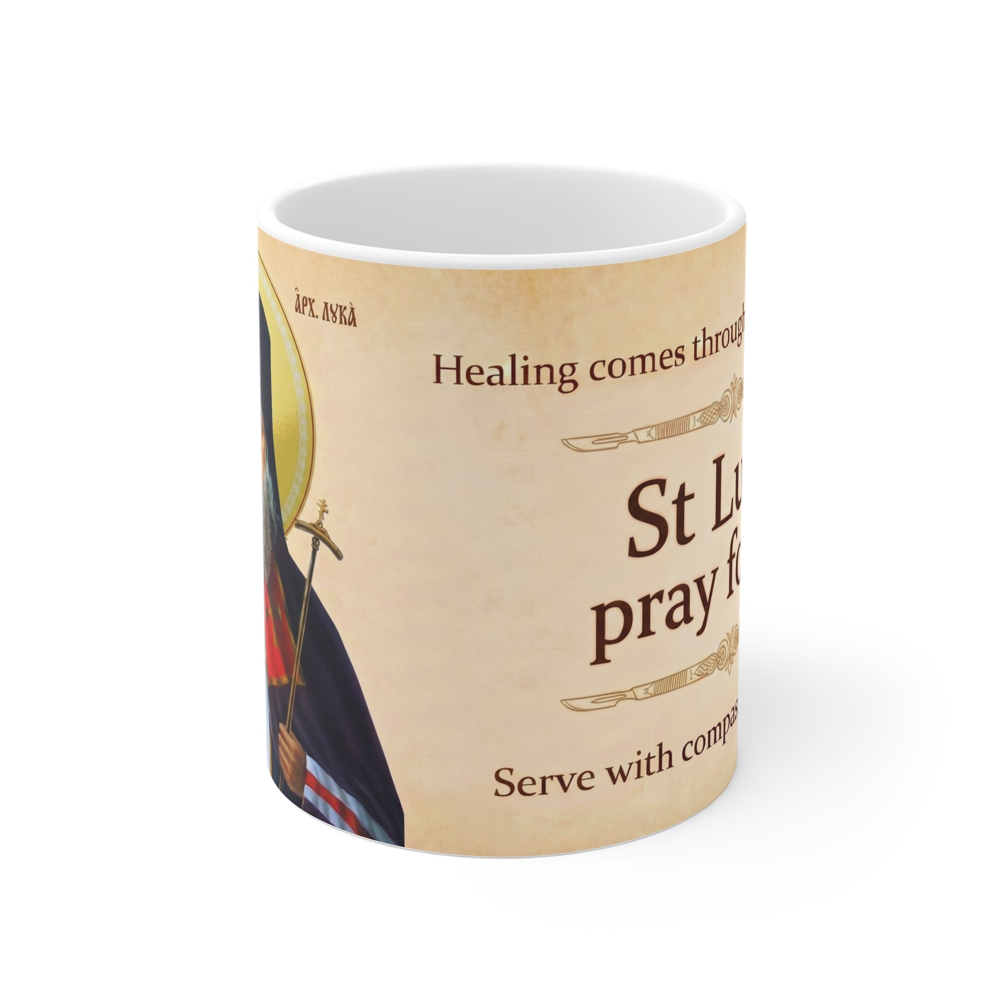 Saint Luke the Surgeon Orthodox Christian Coffee Mug — Orthodox Mug Gift
