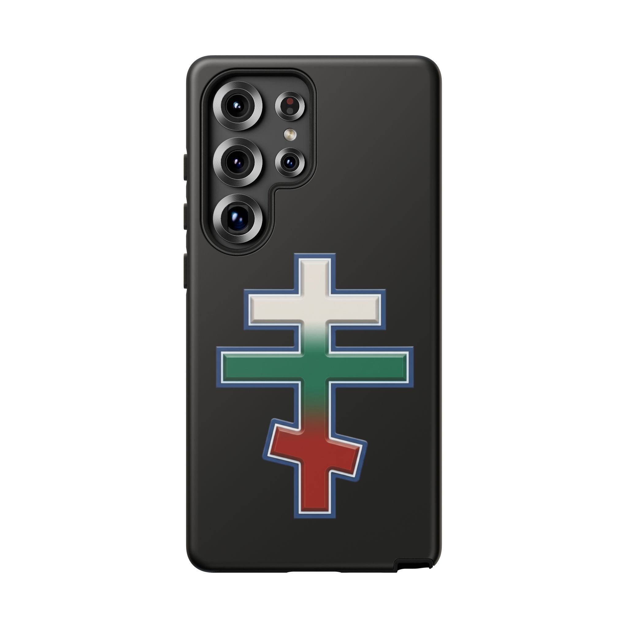 Bulgarian Orthodox Cross design on a matte phone case — additional view 3