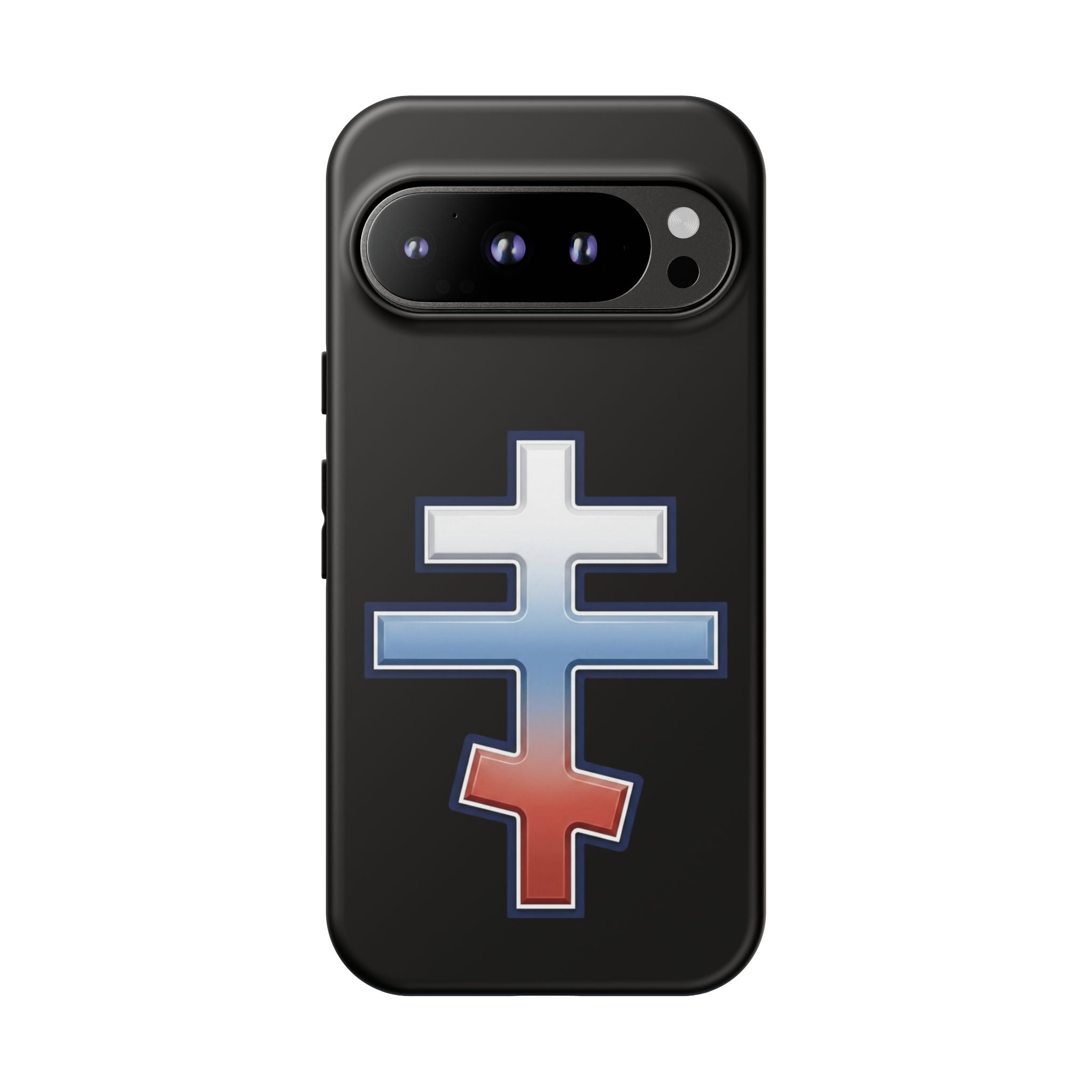 Slovak Orthodox Cross design on a matte phone case — additional view 2