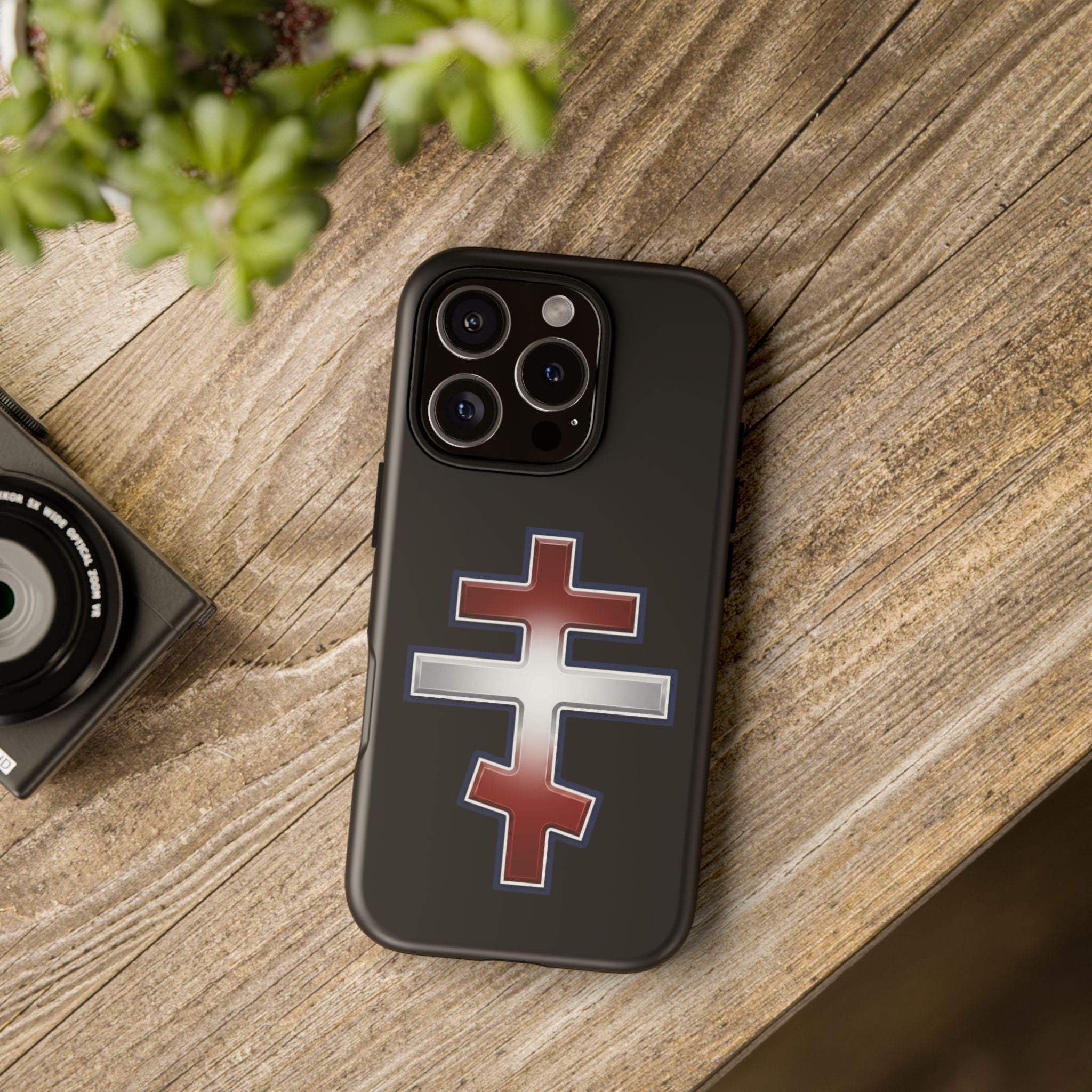 Lebanese Orthodox Cross design on a matte phone case — additional view 6