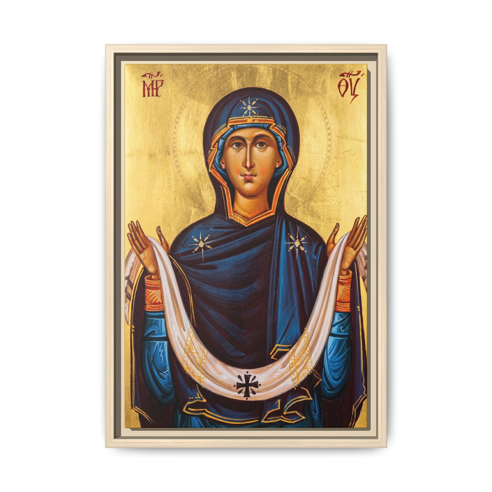 Protection of the Theotokos Pokrov Framed Canvas Icon
