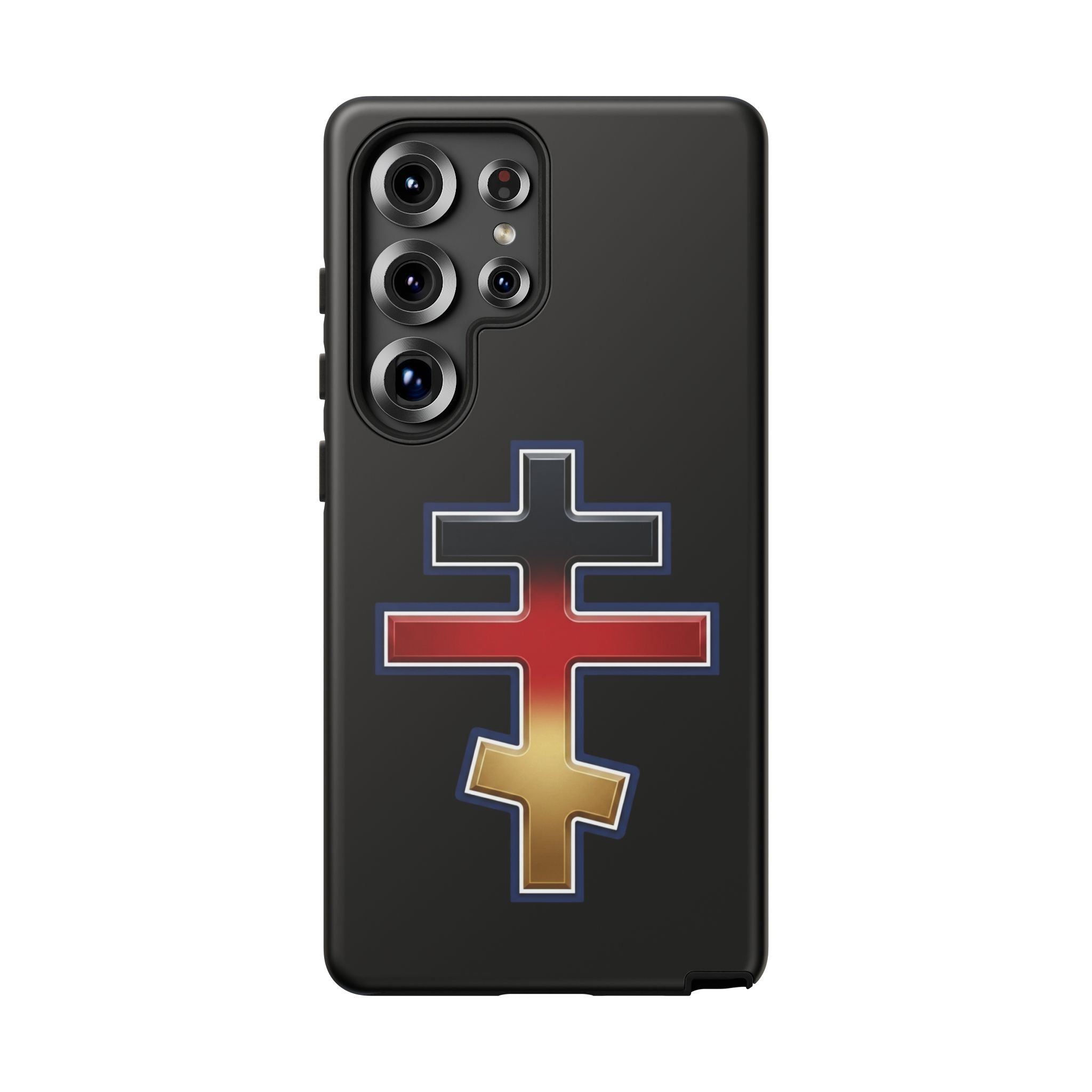 German Orthodox Cross design on a matte phone case — additional view 3