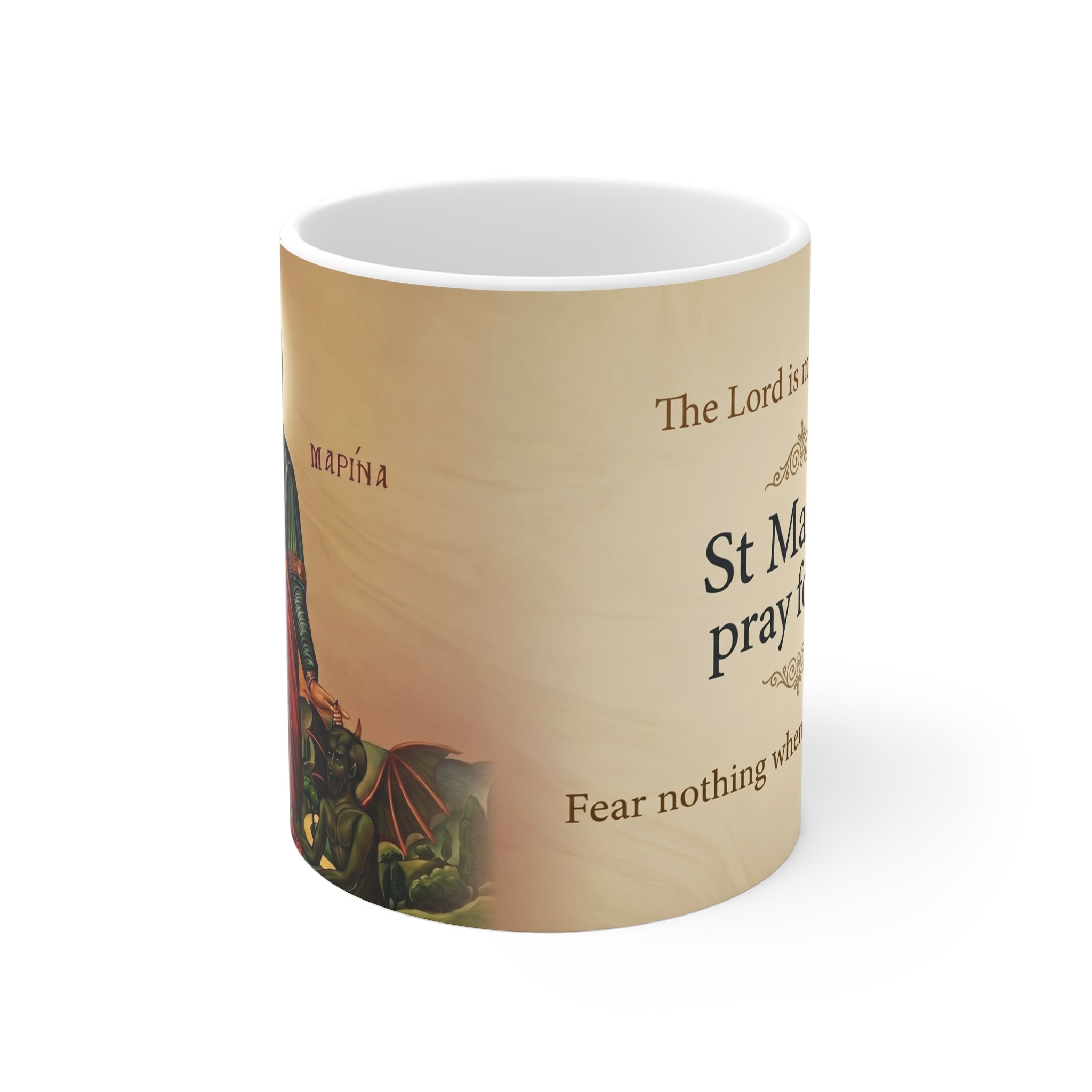 Saint Marina Margaret Orthodox Christian Coffee Mug — Orthodox Mug Gift