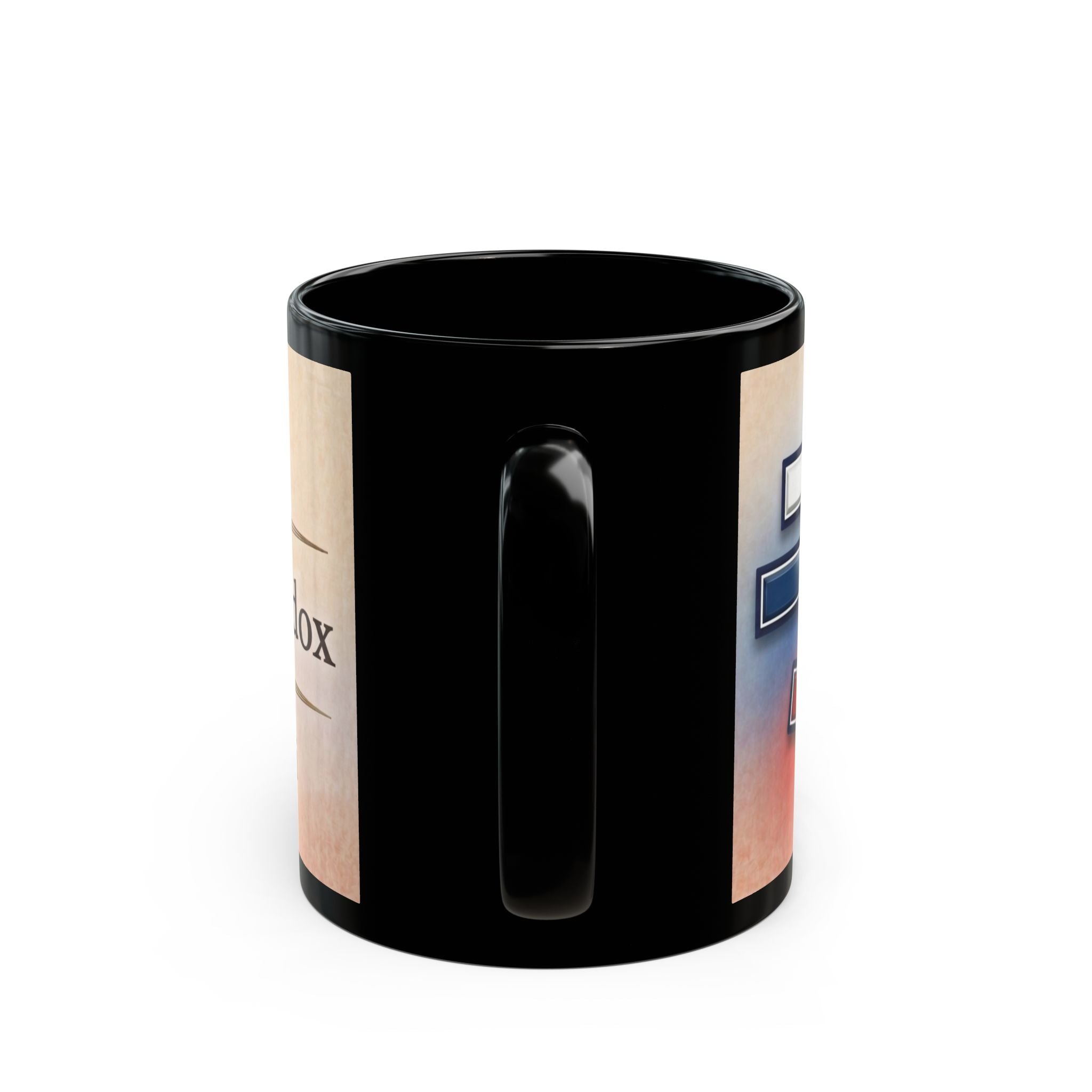 Czech Orthodox Christian Black Coffee Mug — Orthodox Faith Gift