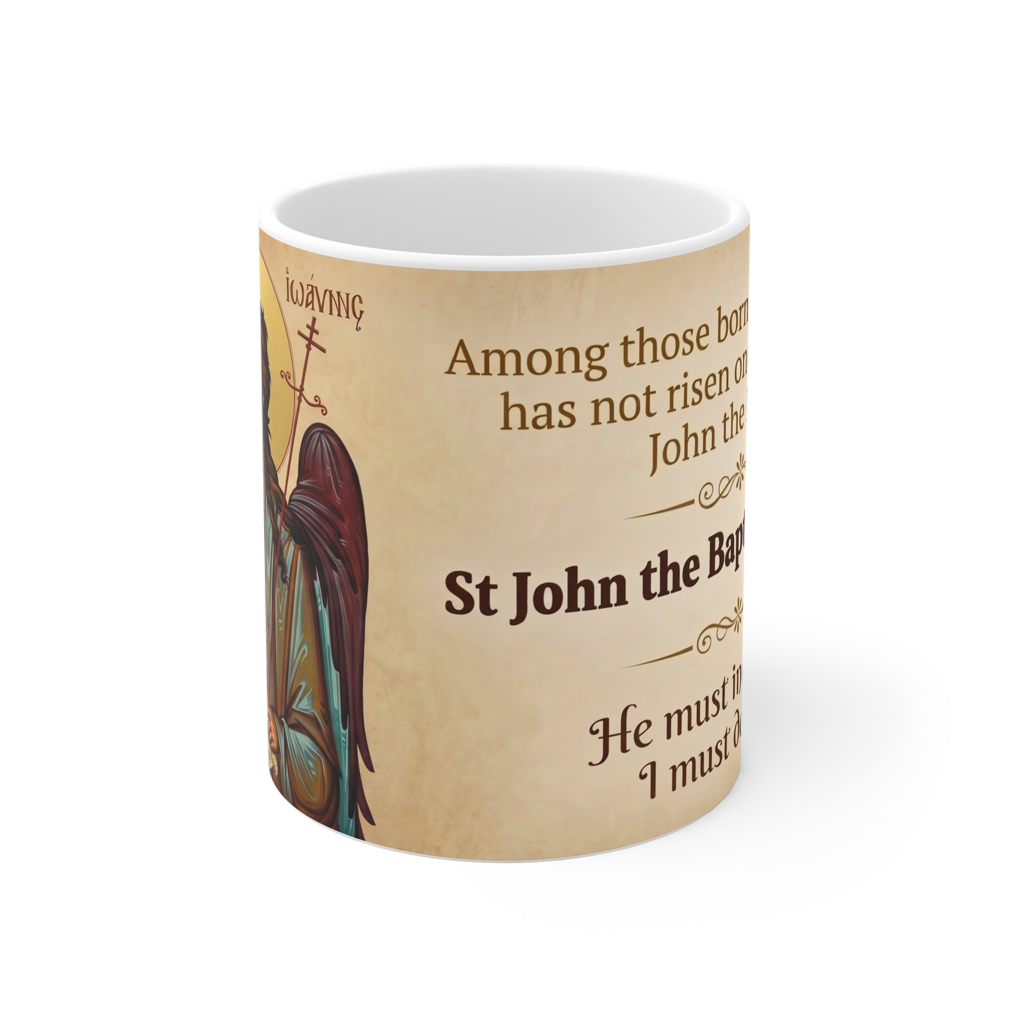 Saint John of Damascus Orthodox Christian Coffee Mug — Orthodox Mug Gift