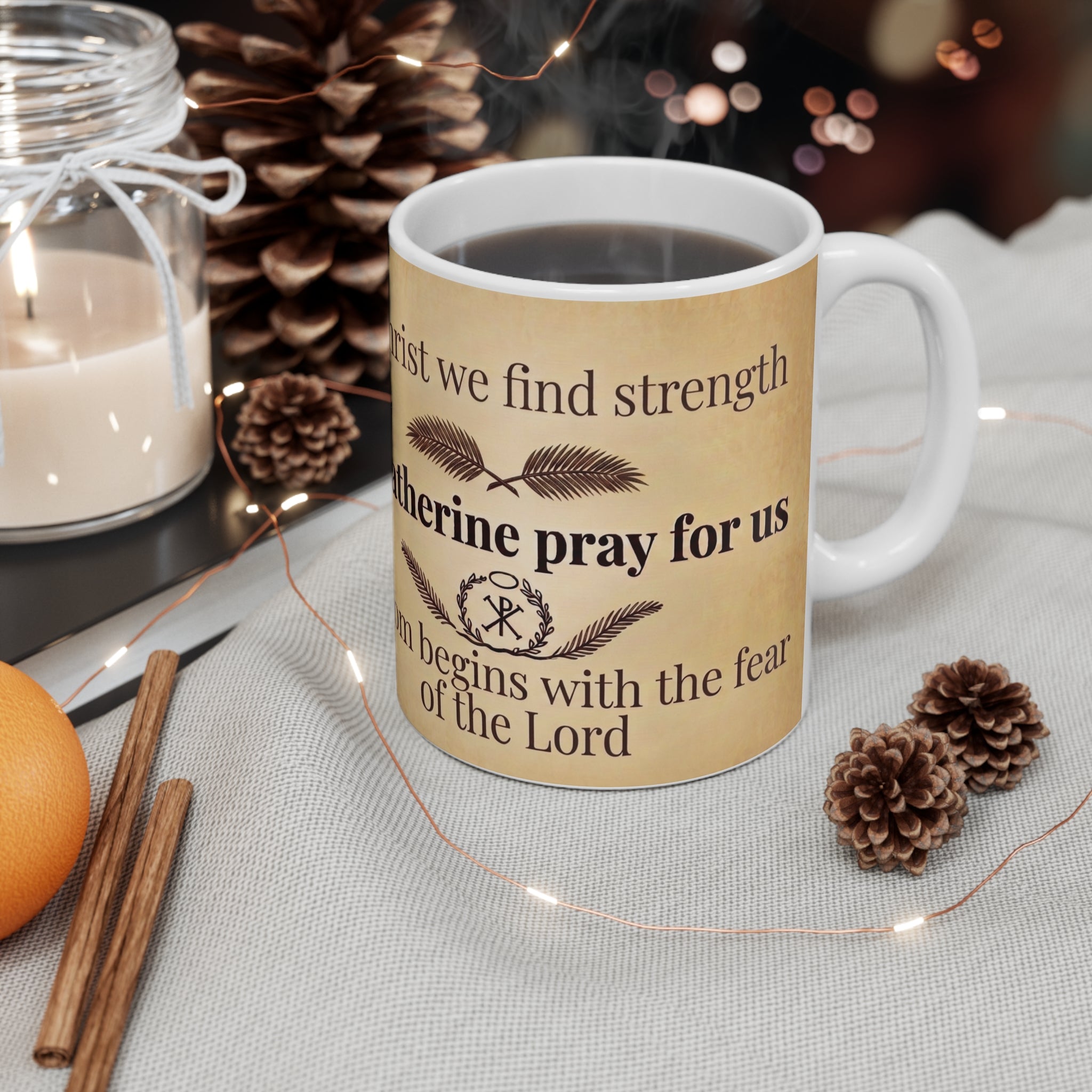 Saint Catherine of Alexandria Orthodox Christian Coffee Mug — Orthodox Coffee Mug