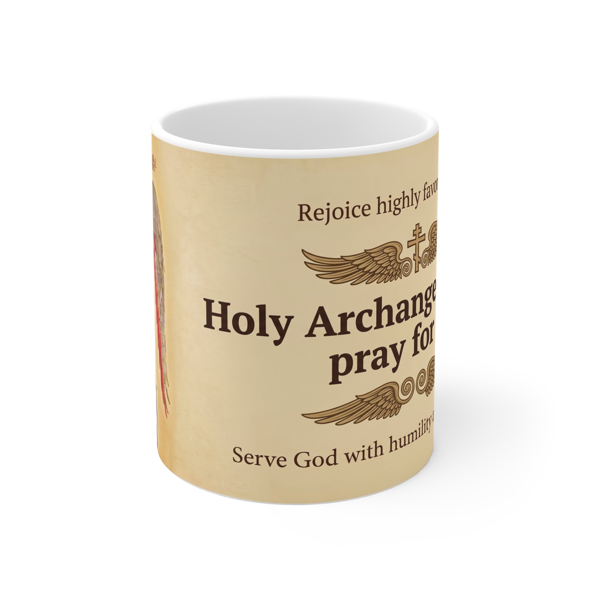 Archangel Gabriel Orthodox Christian Coffee Mug — Christian Gift Idea