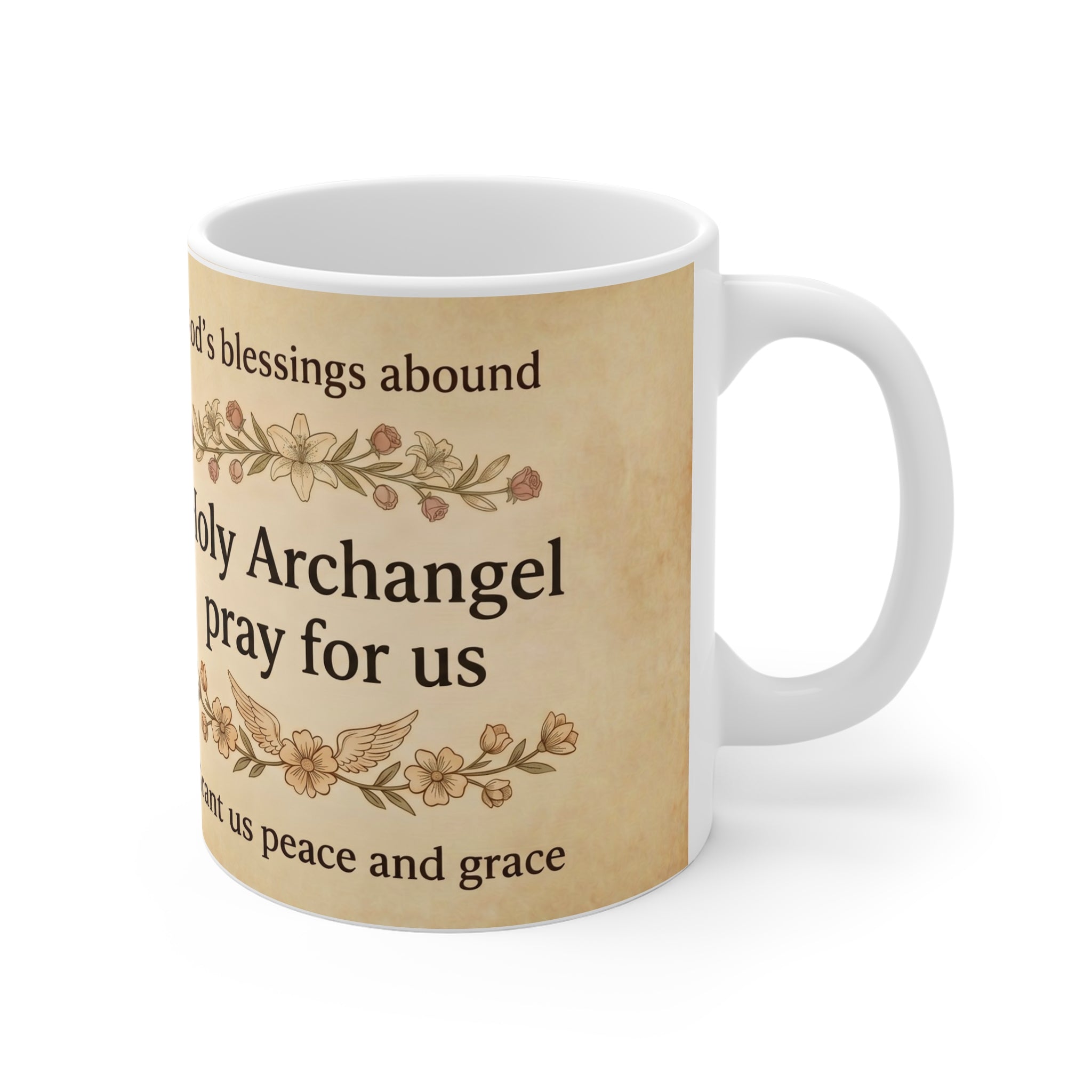 Archangel Barachiel Orthodox Christian Coffee Mug — Orthodox Christian Mug