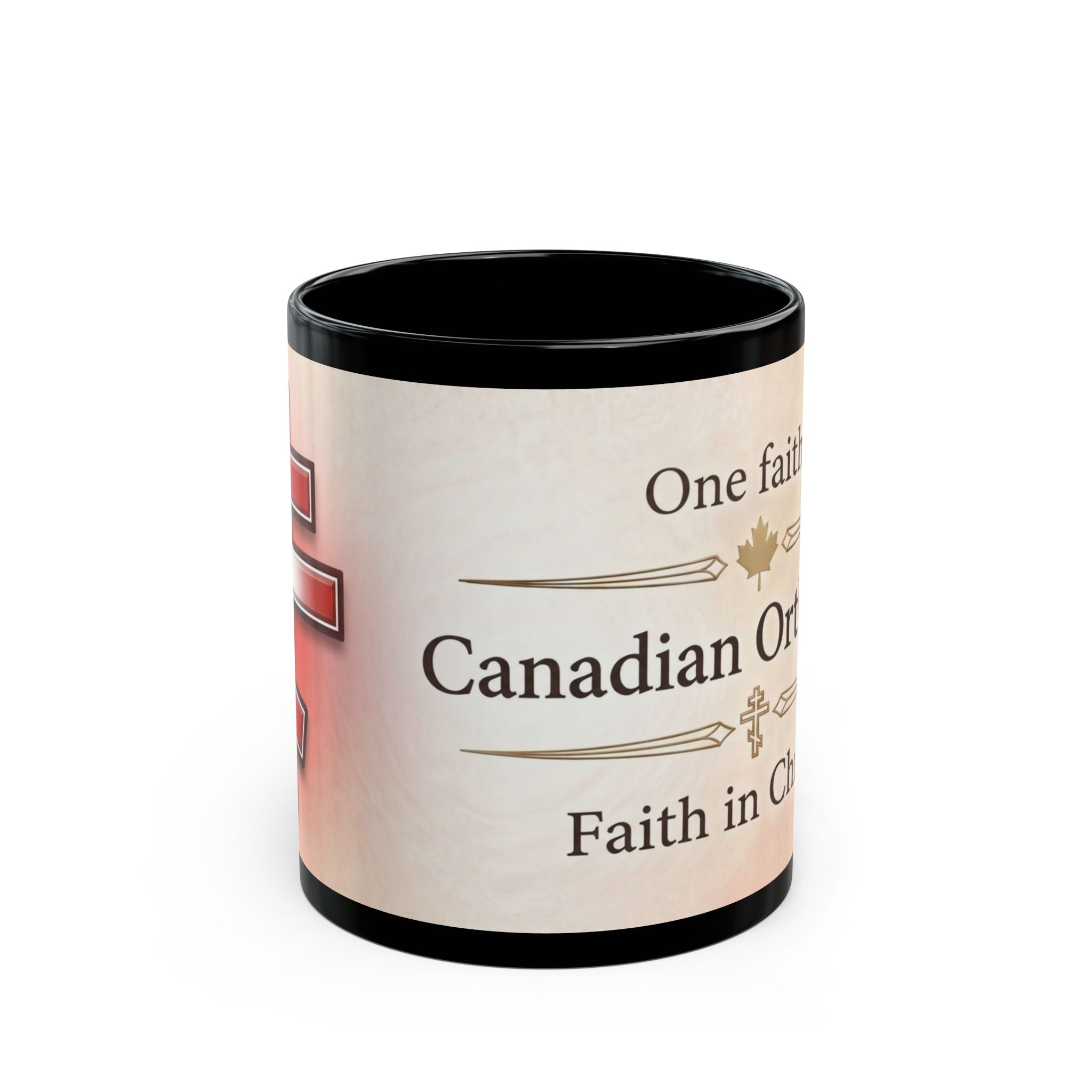 Canadian Orthodox Christian Black Coffee Mug — Orthodox Christian Mug