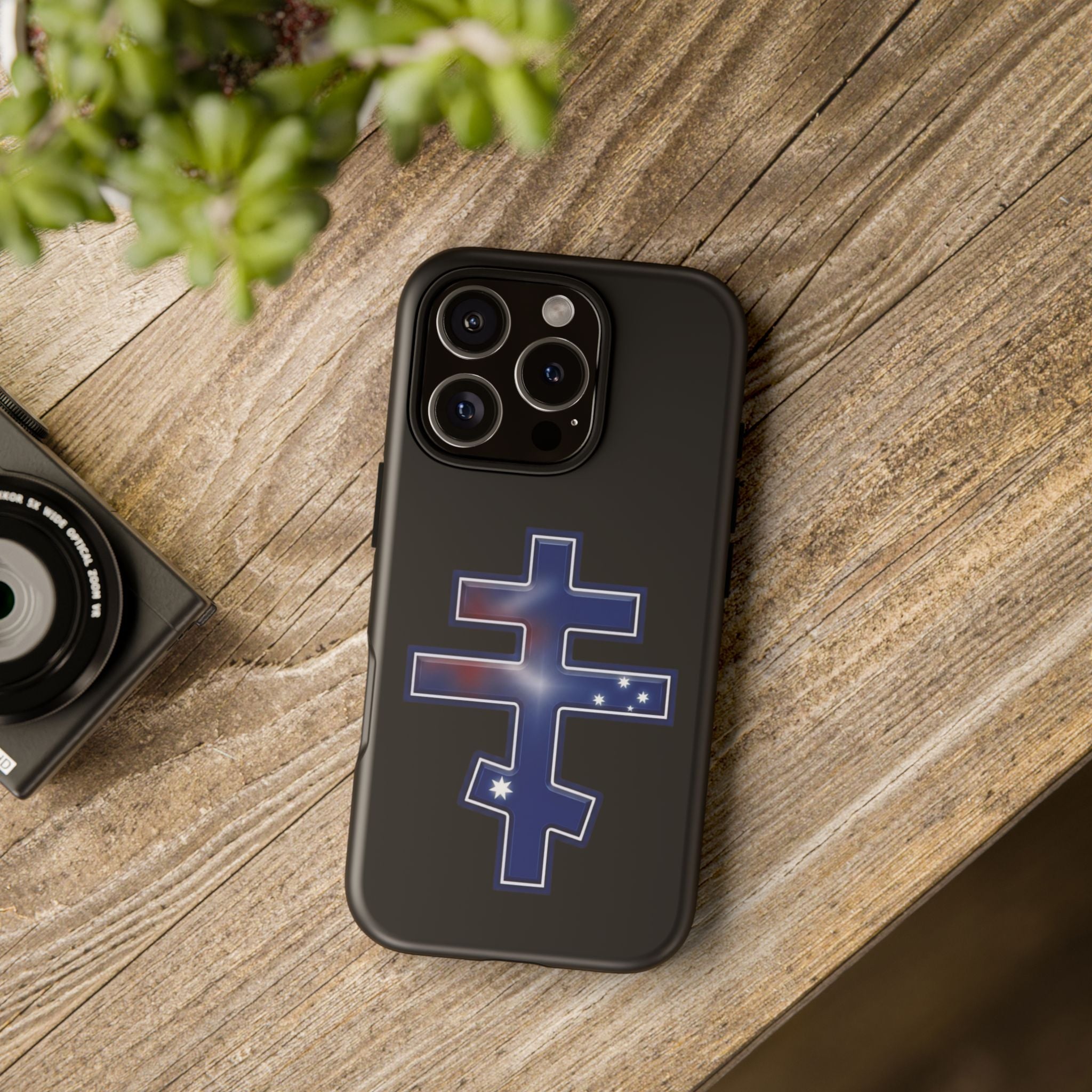 Australian Orthodox Cross design on a matte phone case — additional view 6