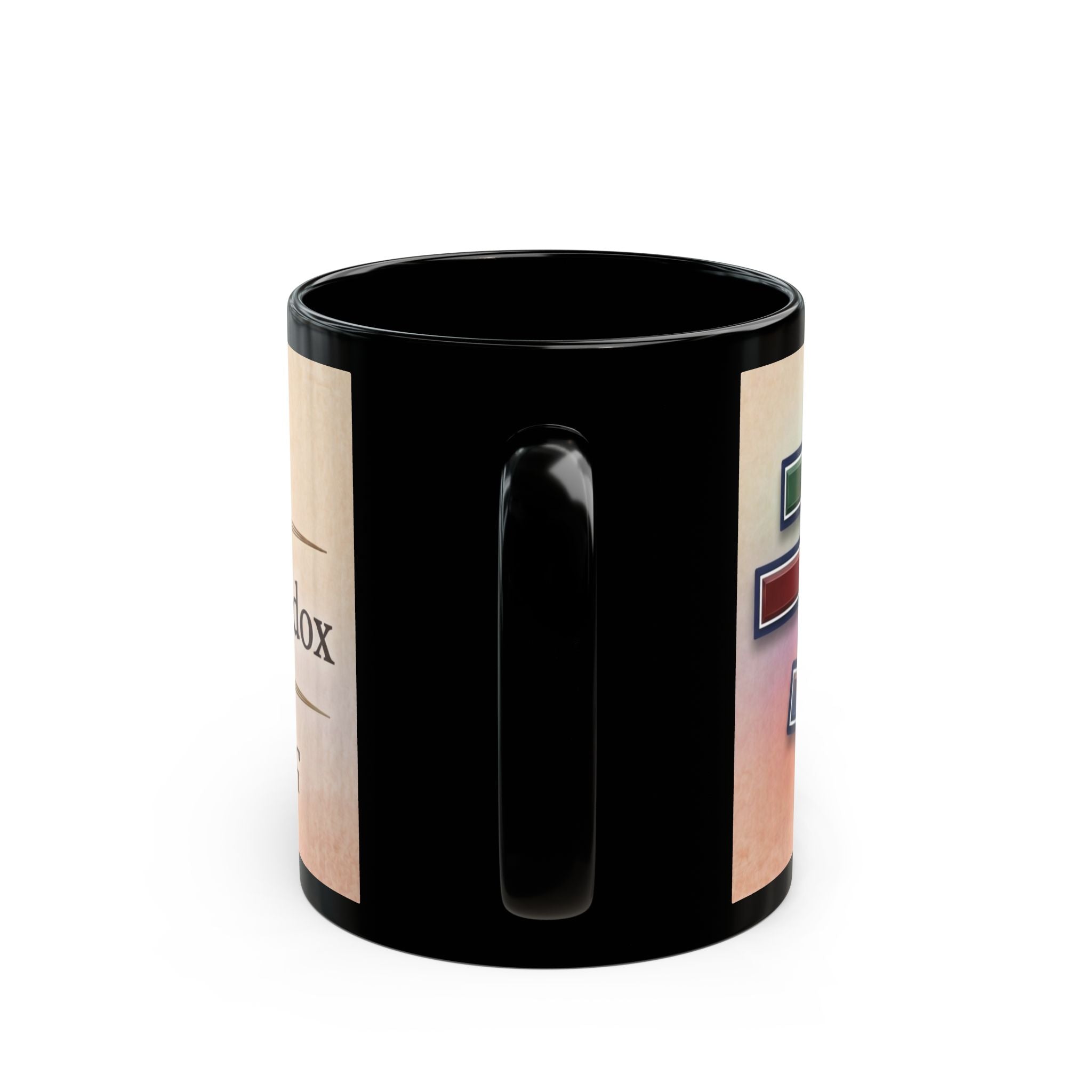 Eritrean Orthodox Tewahedo Christian Black Coffee Mug — Orthodox Faith Gift