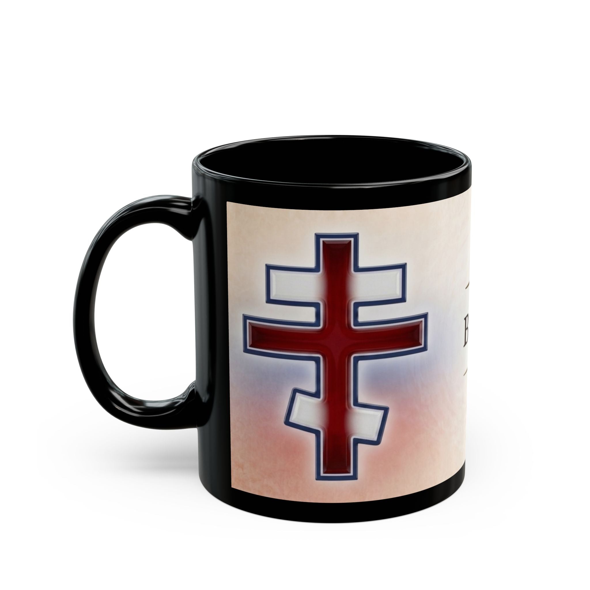 British Orthodox Christian Black Coffee Mug — Orthodox Christian Gift