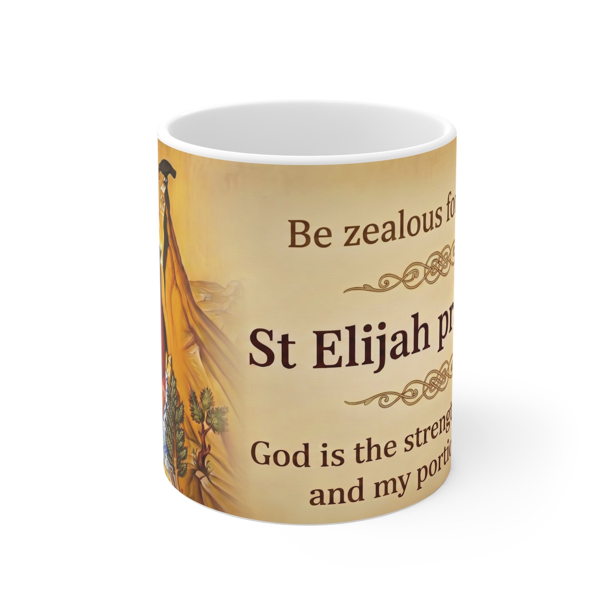 Saint Elijah the Prophet Orthodox Christian Coffee Mug — Orthodox Mug Gift