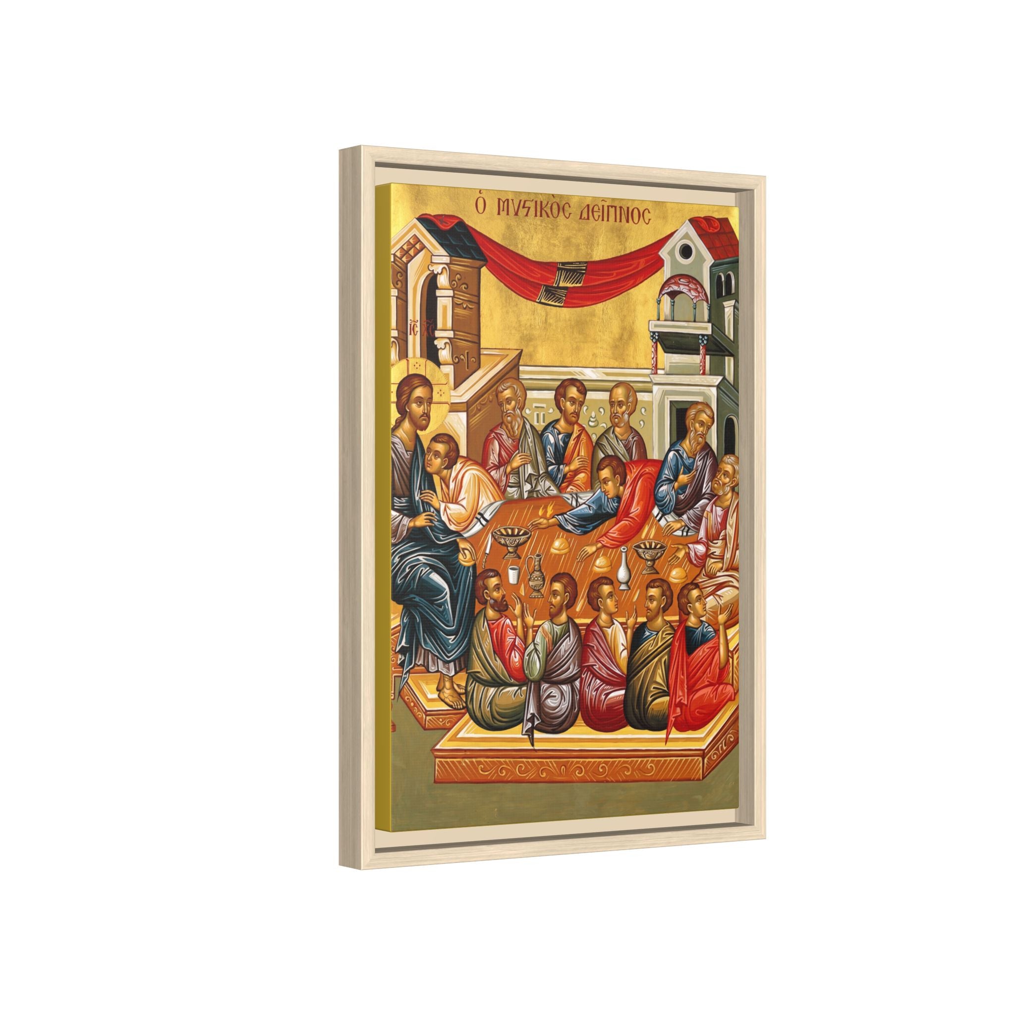 The Mystical Supper Framed Canvas Icon