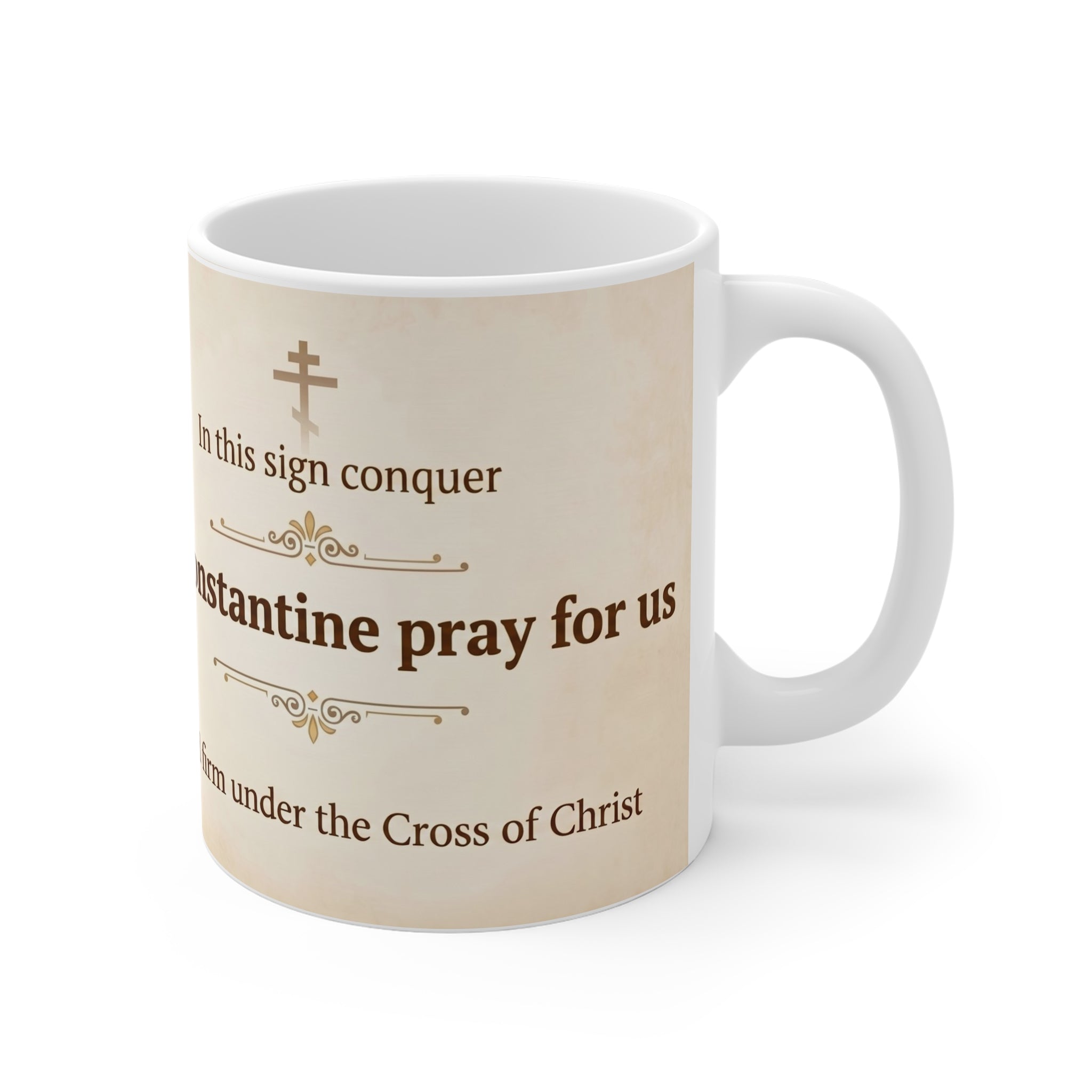Saint Constantine the Great Orthodox Christian Coffee Mug — Orthodox Christian Mug