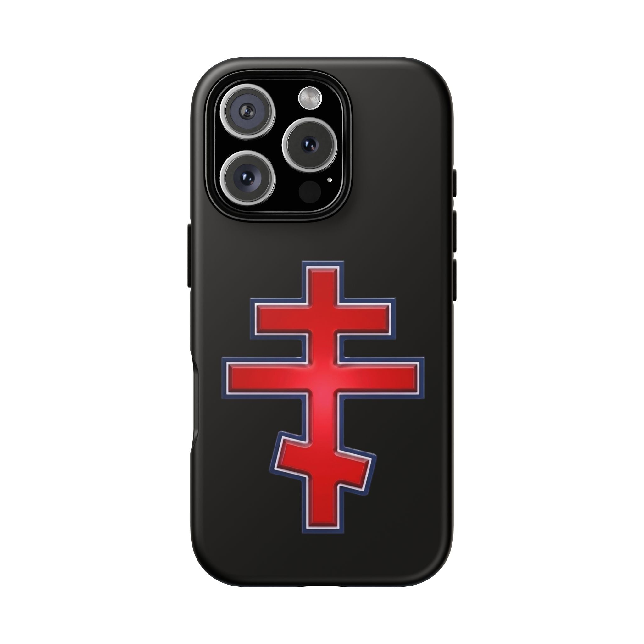 Montenegrin Orthodox Cross design on a matte phone case