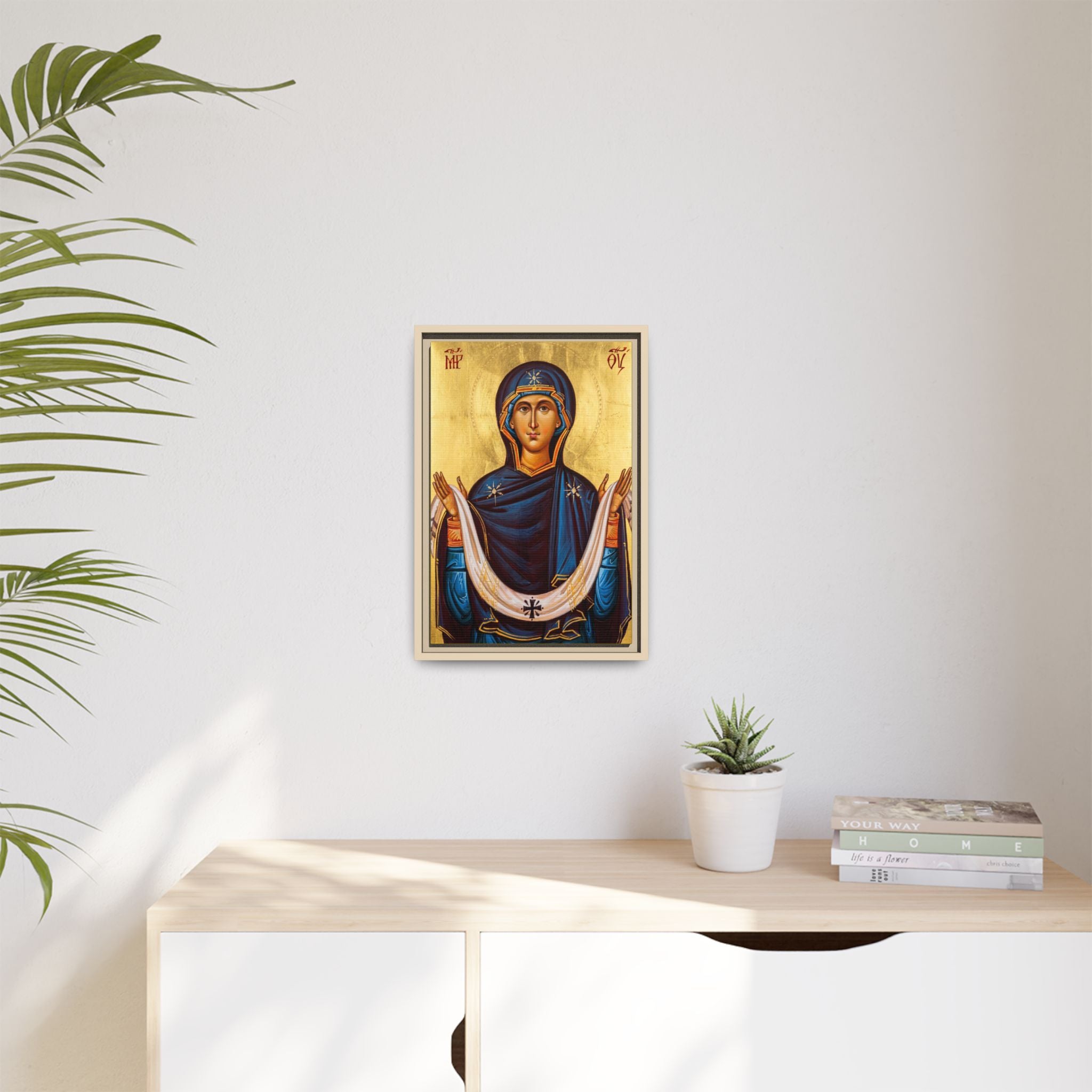 Protection of the Theotokos Pokrov Framed Canvas Icon