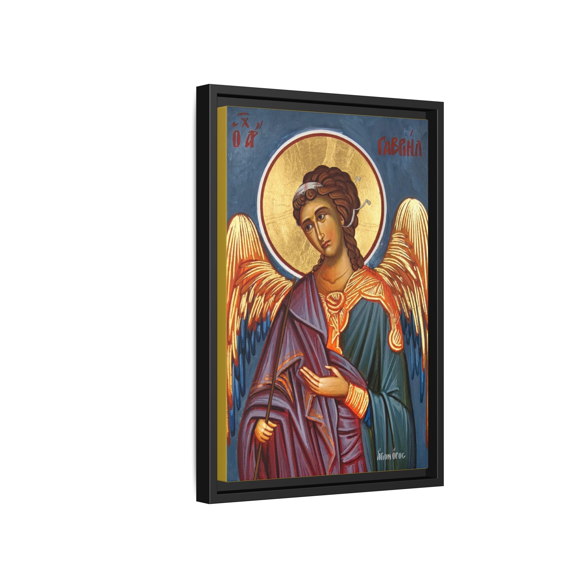 Archangel Gabriel Framed Canvas Icon