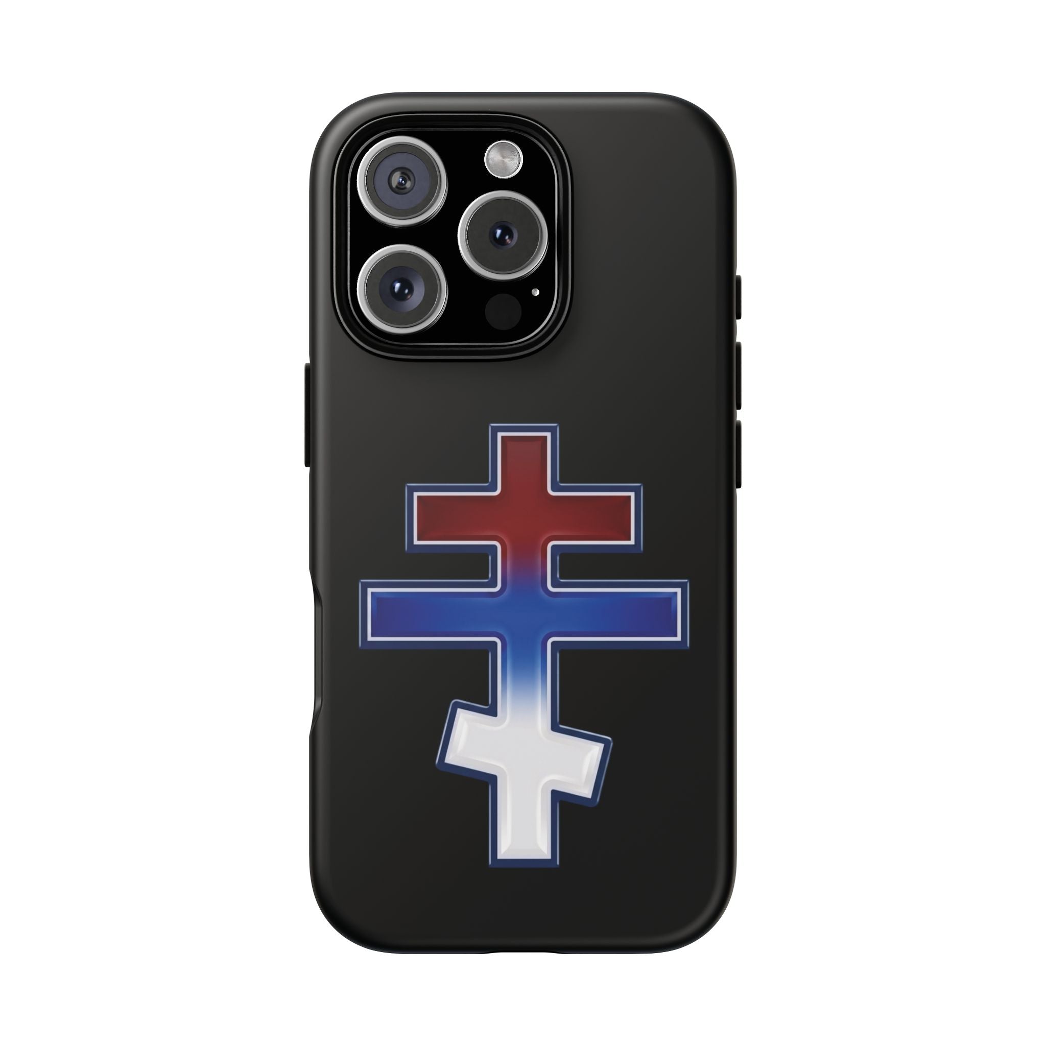 Serbian Orthodox Cross design on a matte phone case