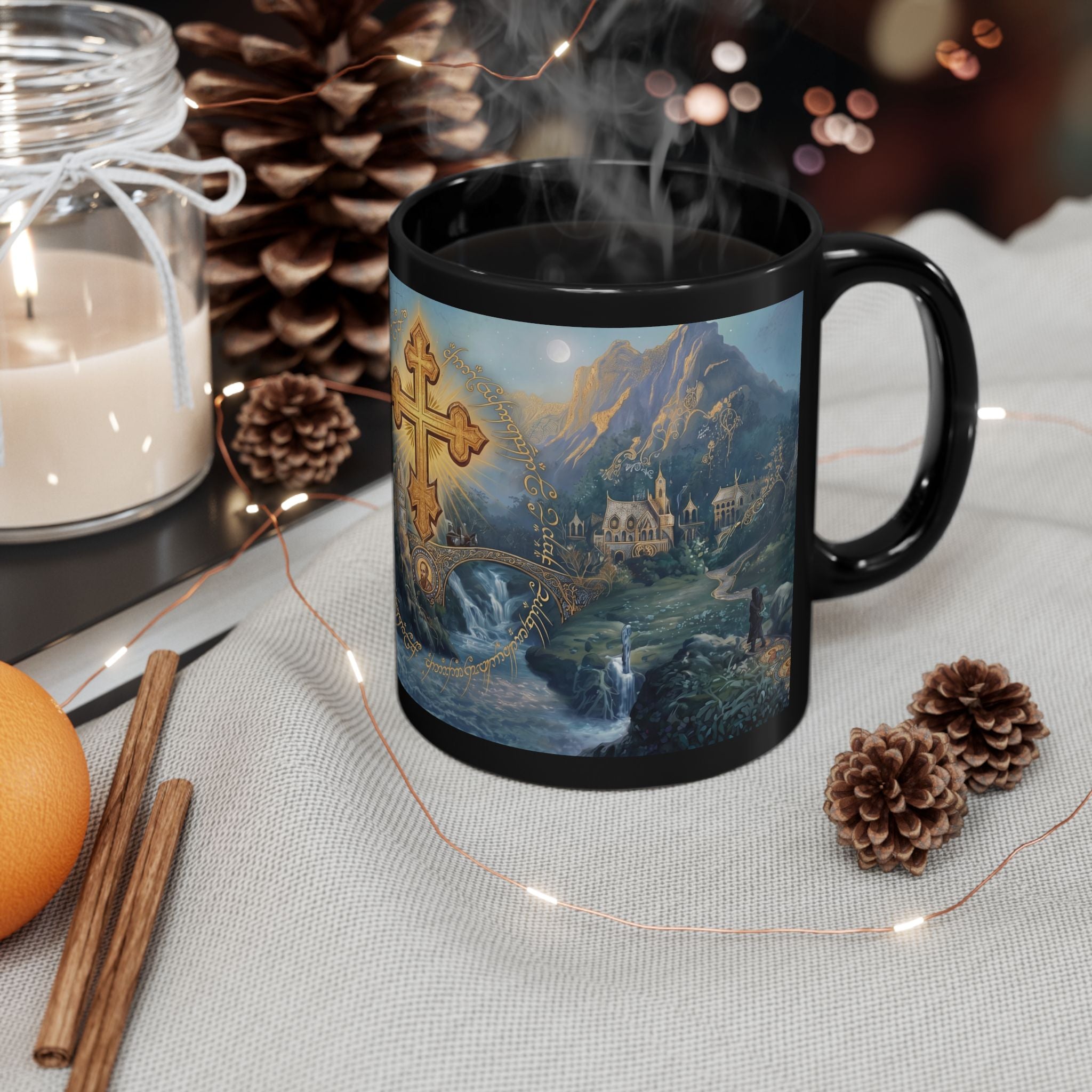 One Faith To Rule Them All Orthodox Christian Black Coffee Mug — Orthodox Coffee Mug