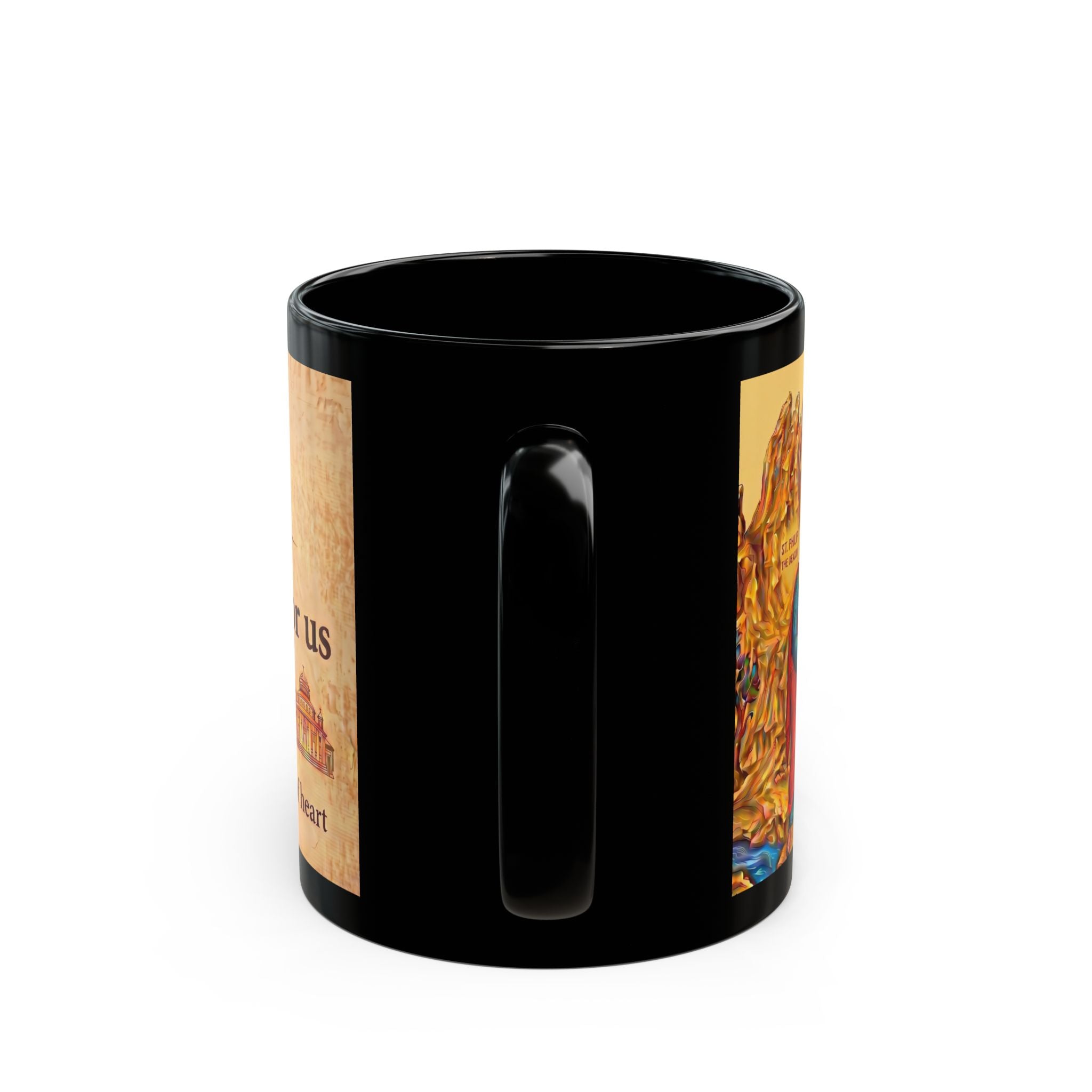 Saint Philip the Apostle Orthodox Christian Black Coffee Mug — Orthodox Faith Gift