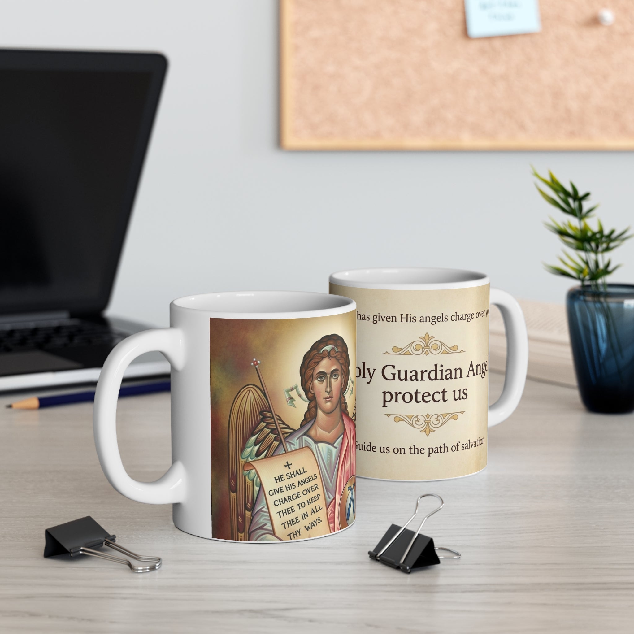 Guardian Angel Orthodox Christian Coffee Mug — Christian Gift Idea