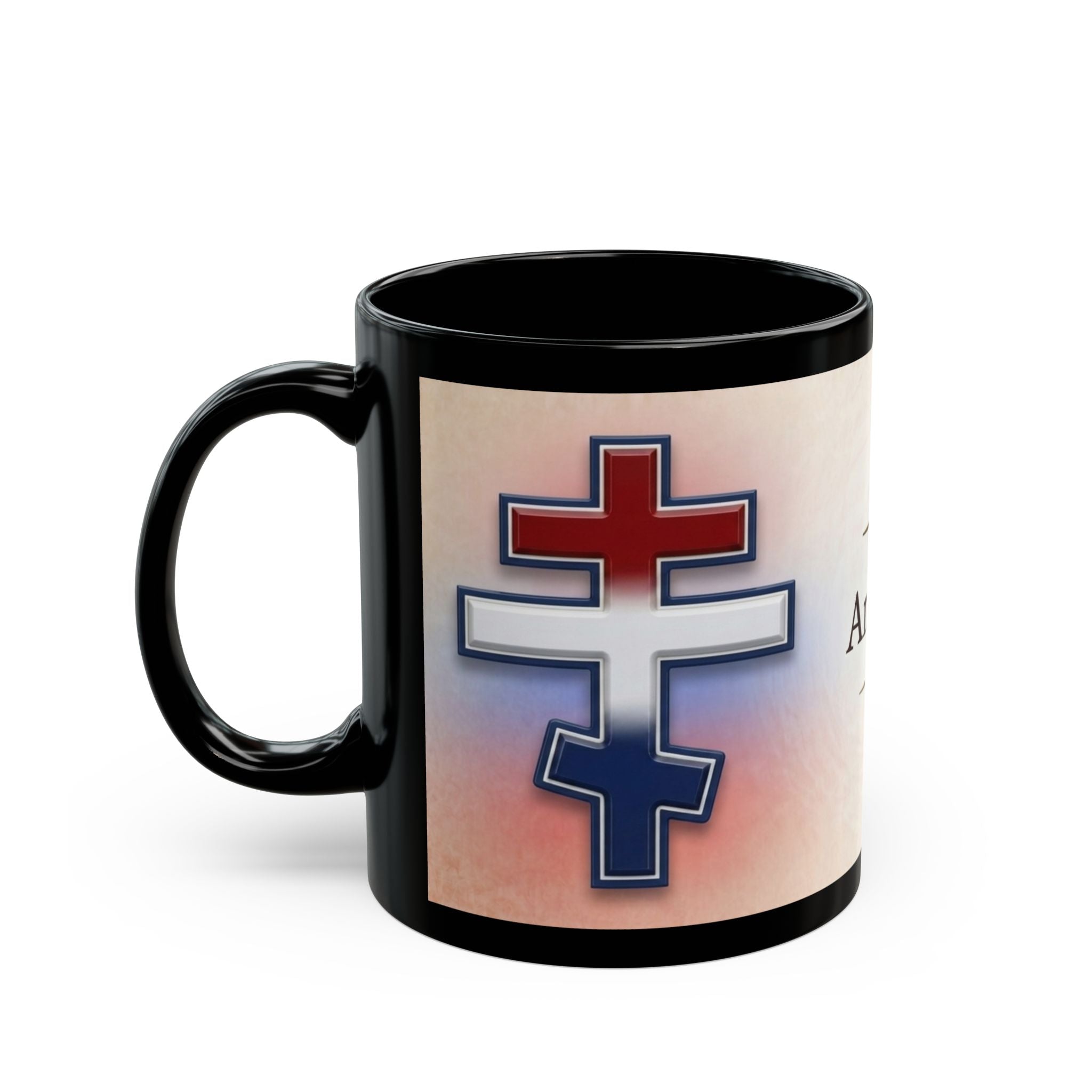 American Orthodox Christian Black Coffee Mug — Orthodox Christian Gift