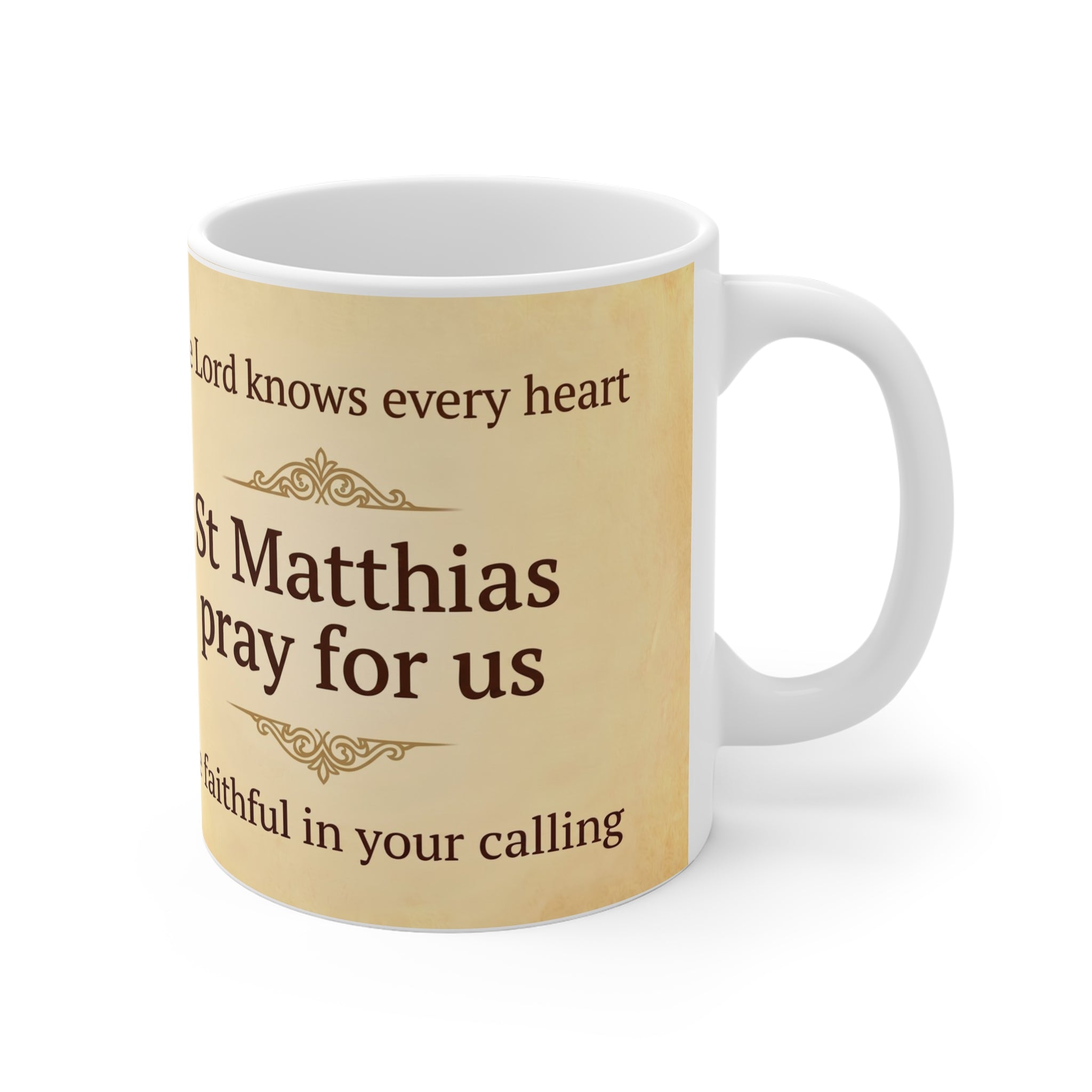 Saint Matthias the Apostle Orthodox Christian Coffee Mug — Orthodox Christian Mug