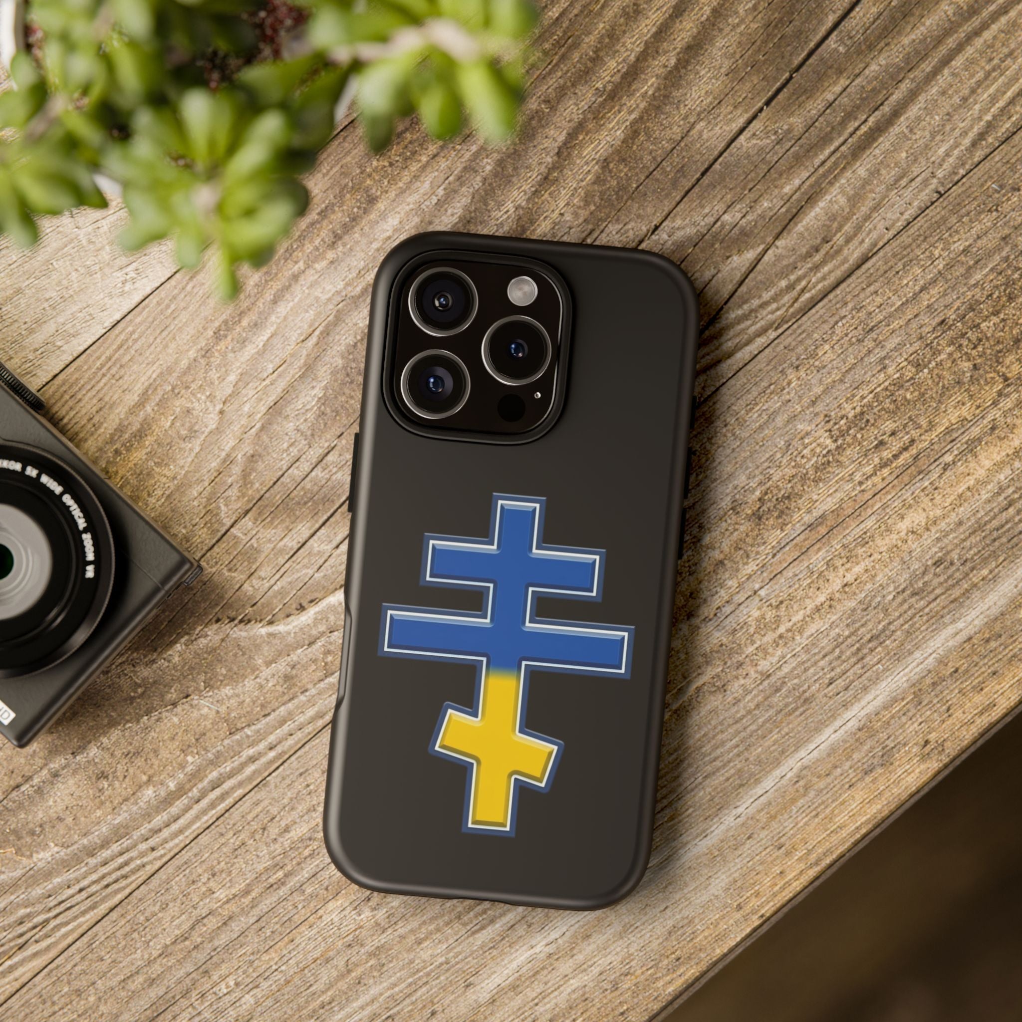 Ukrainian Orthodox Cross design on a matte phone case — additional view 6