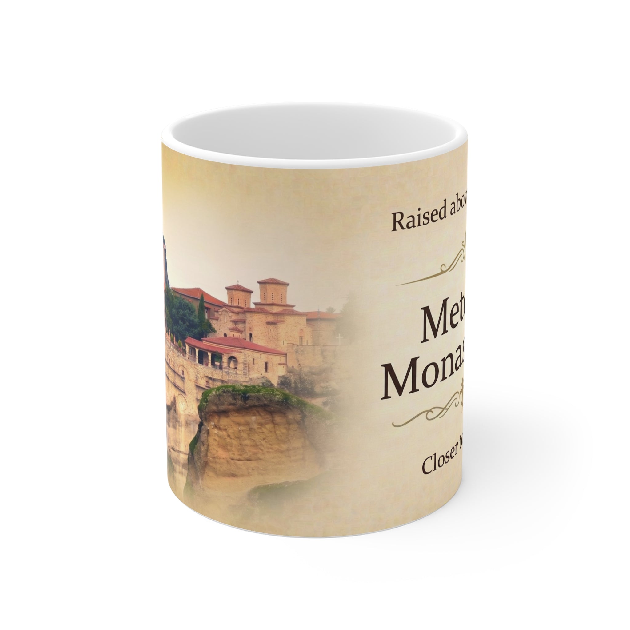 Meteora Monasteries Orthodox Christian Coffee Mug — Orthodox Mug Gift