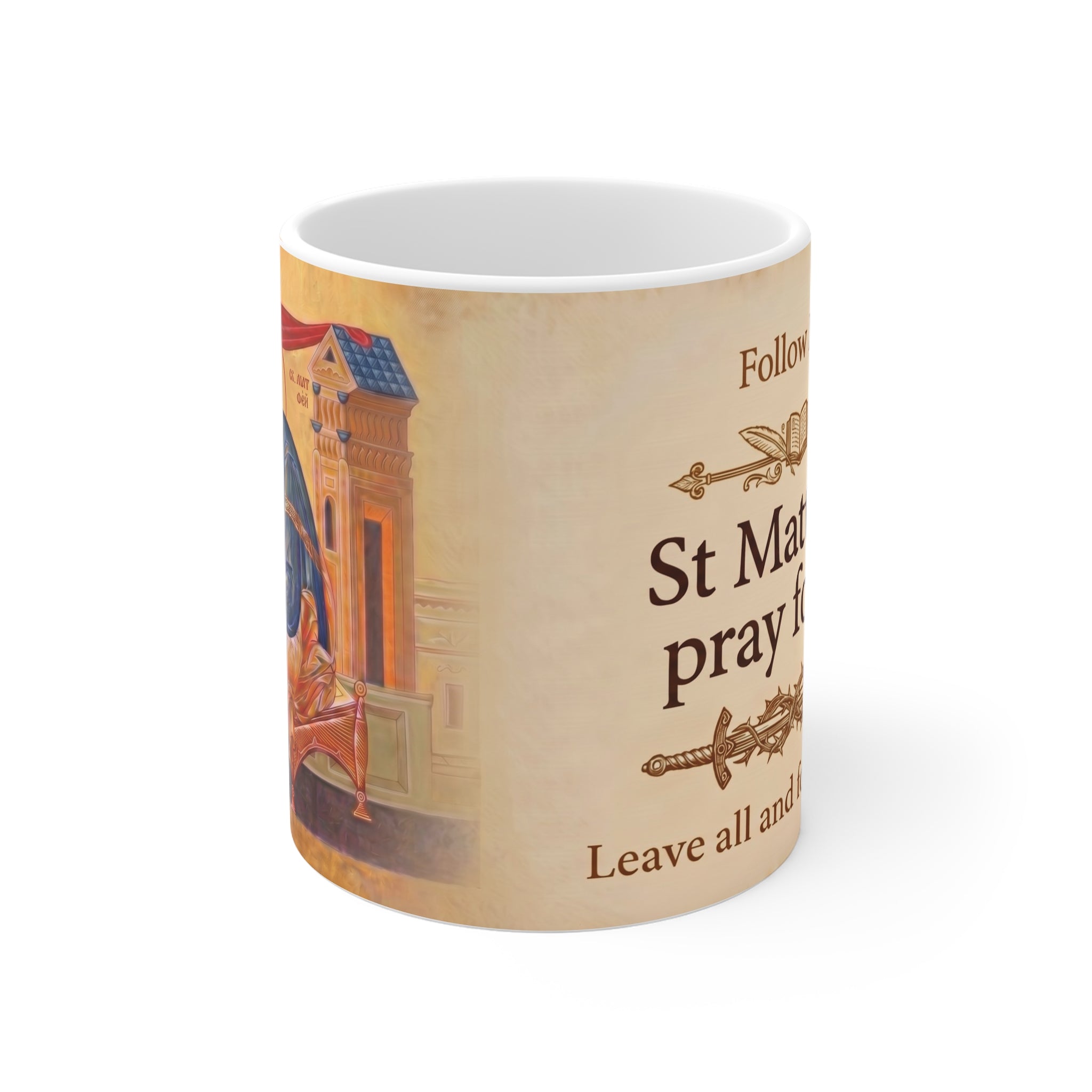 Saint Matthew the Evangelist Orthodox Christian Coffee Mug — Orthodox Mug Gift