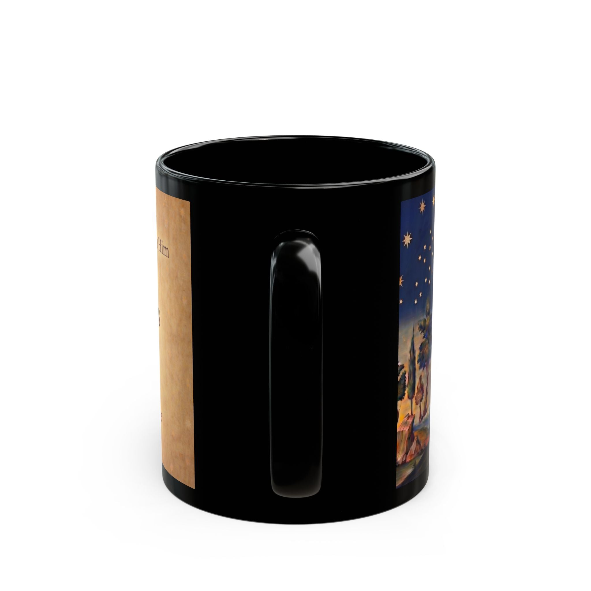 Saint Charalambos Orthodox Christian Black Coffee Mug — Orthodox Faith Gift