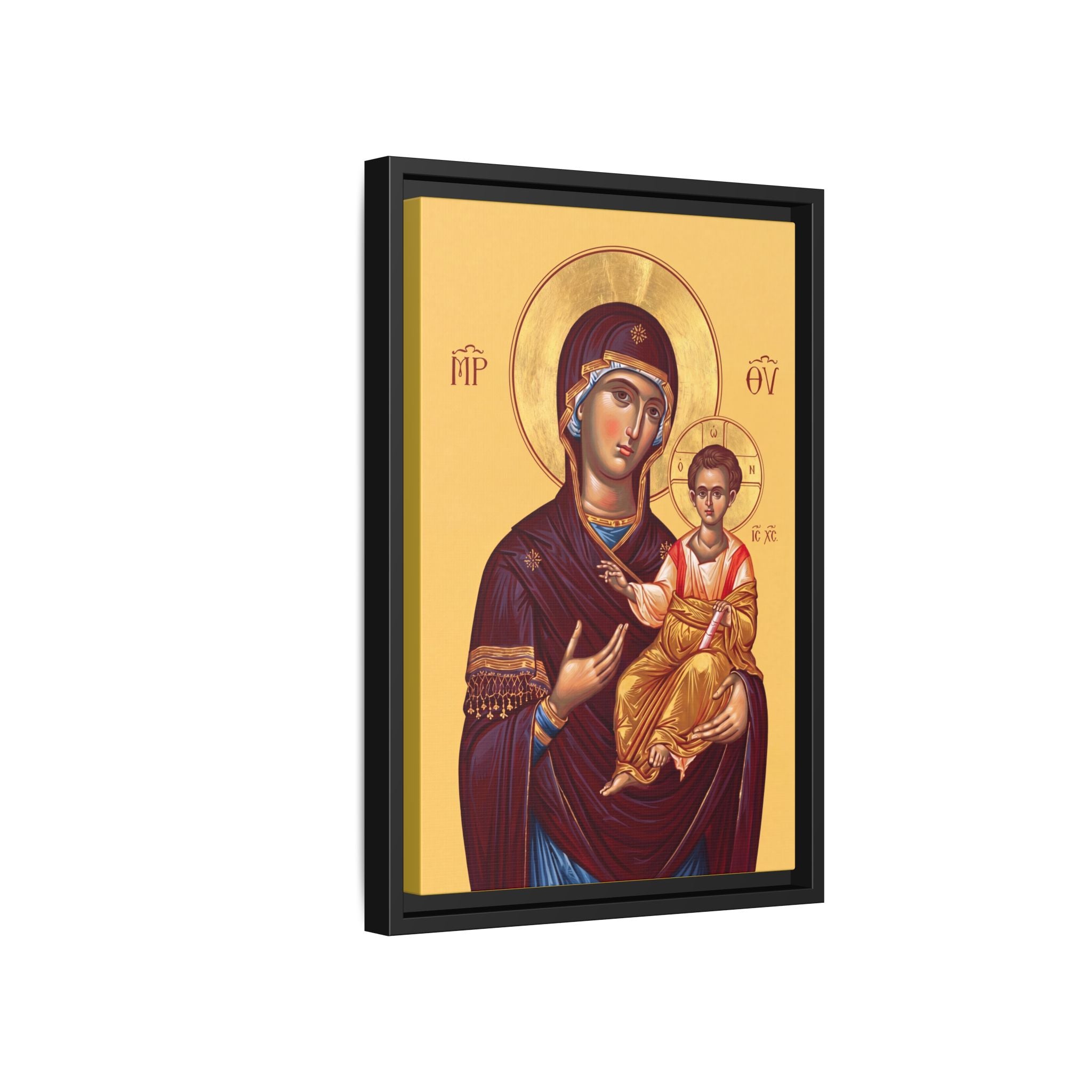 Theotokos Hodegetria Framed Canvas Icon