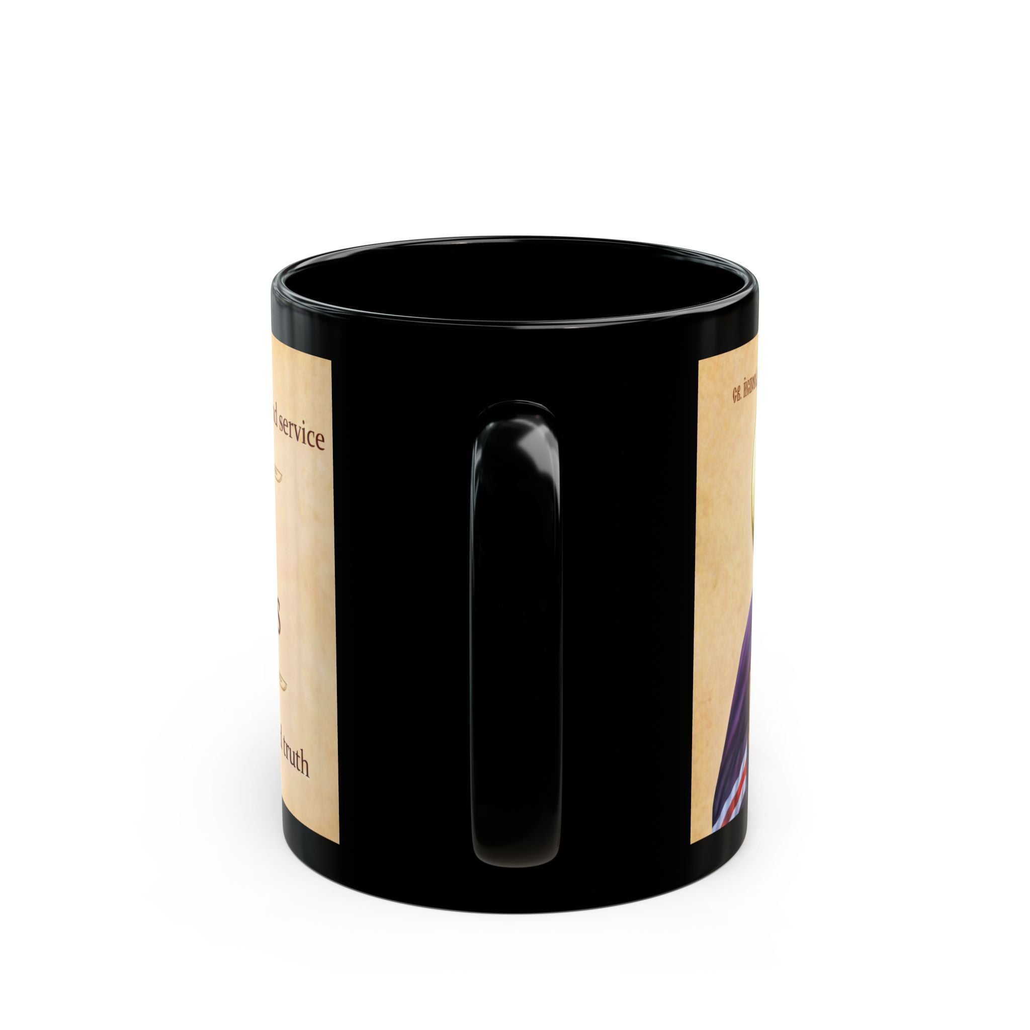 Saint Luke the Surgeon Orthodox Christian Black Coffee Mug — Orthodox Faith Gift