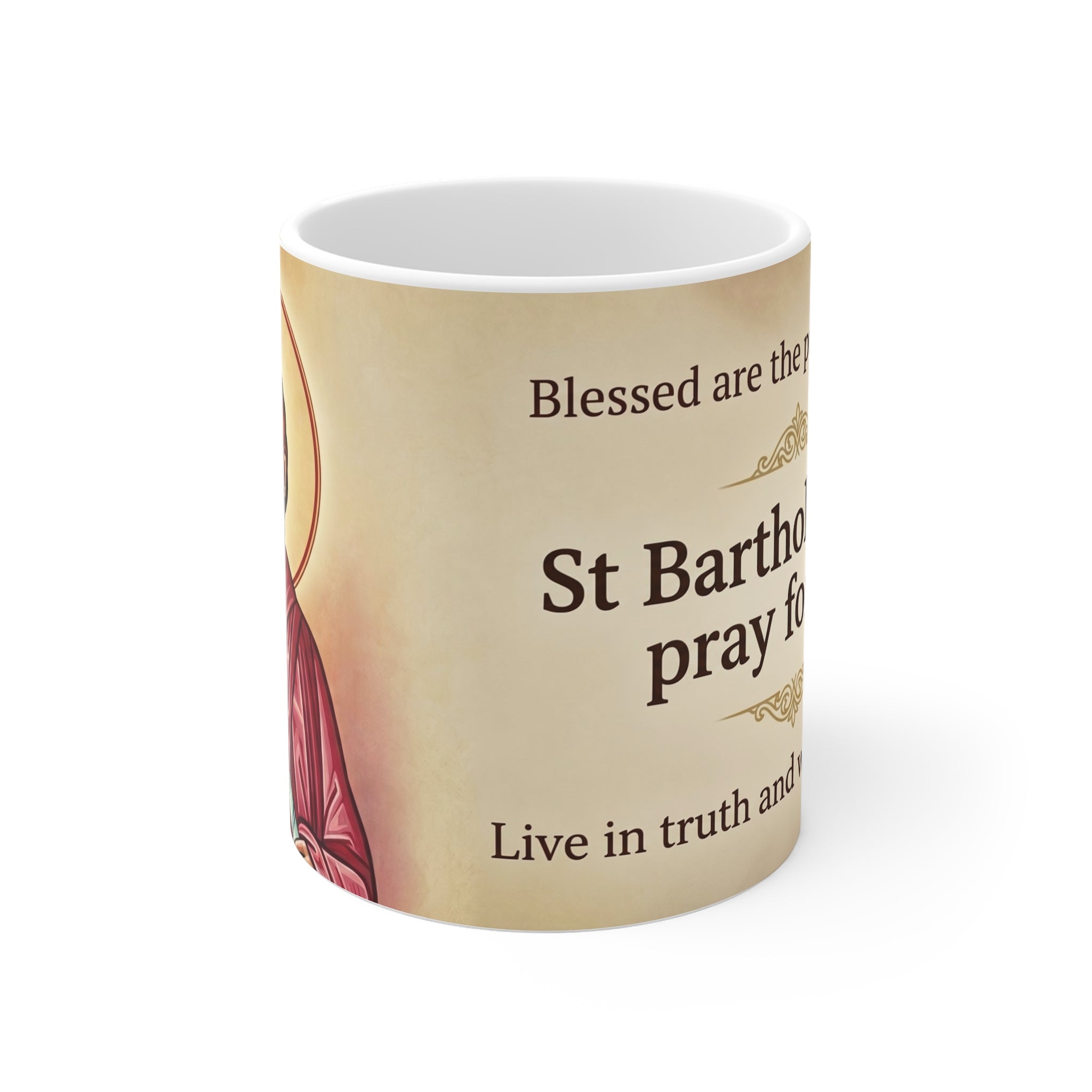 Saint Bartholomew the Apostle Orthodox Christian Coffee Mug — Orthodox Mug Gift
