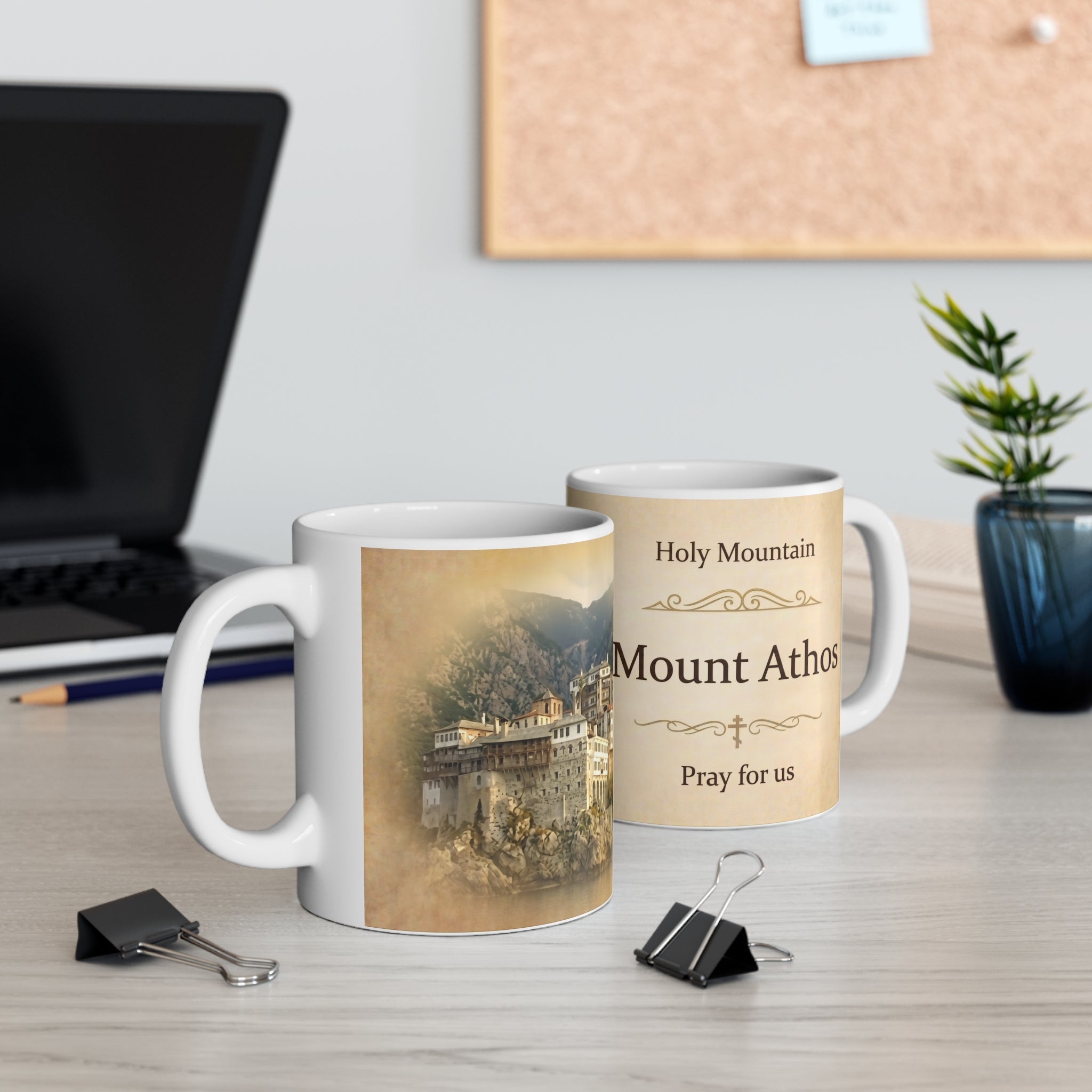 Mount Athos Monastery Orthodox Christian Coffee Mug — Orthodox Coffee Mug