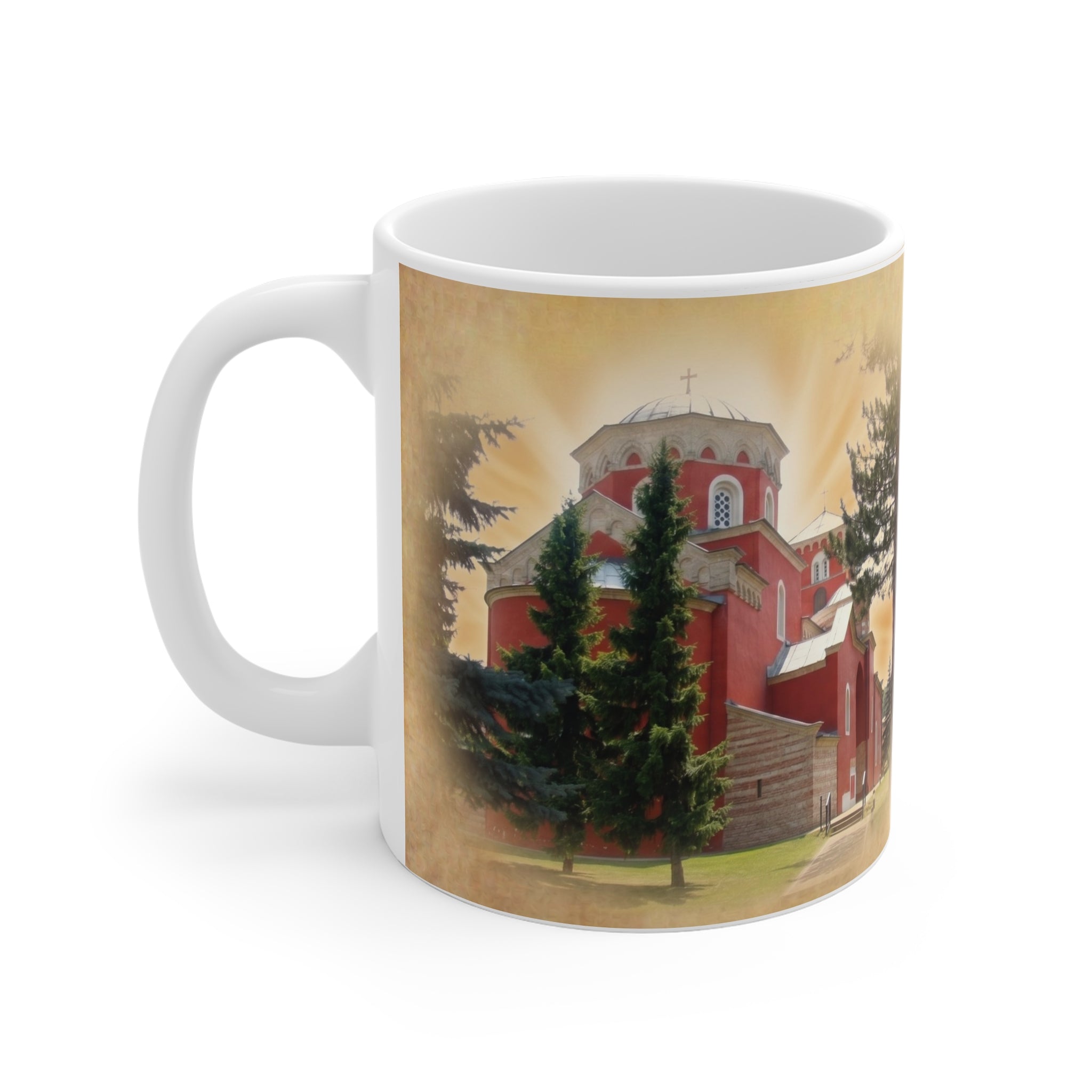 Zica Monastery Orthodox Christian Coffee Mug — Orthodox Christian Gift