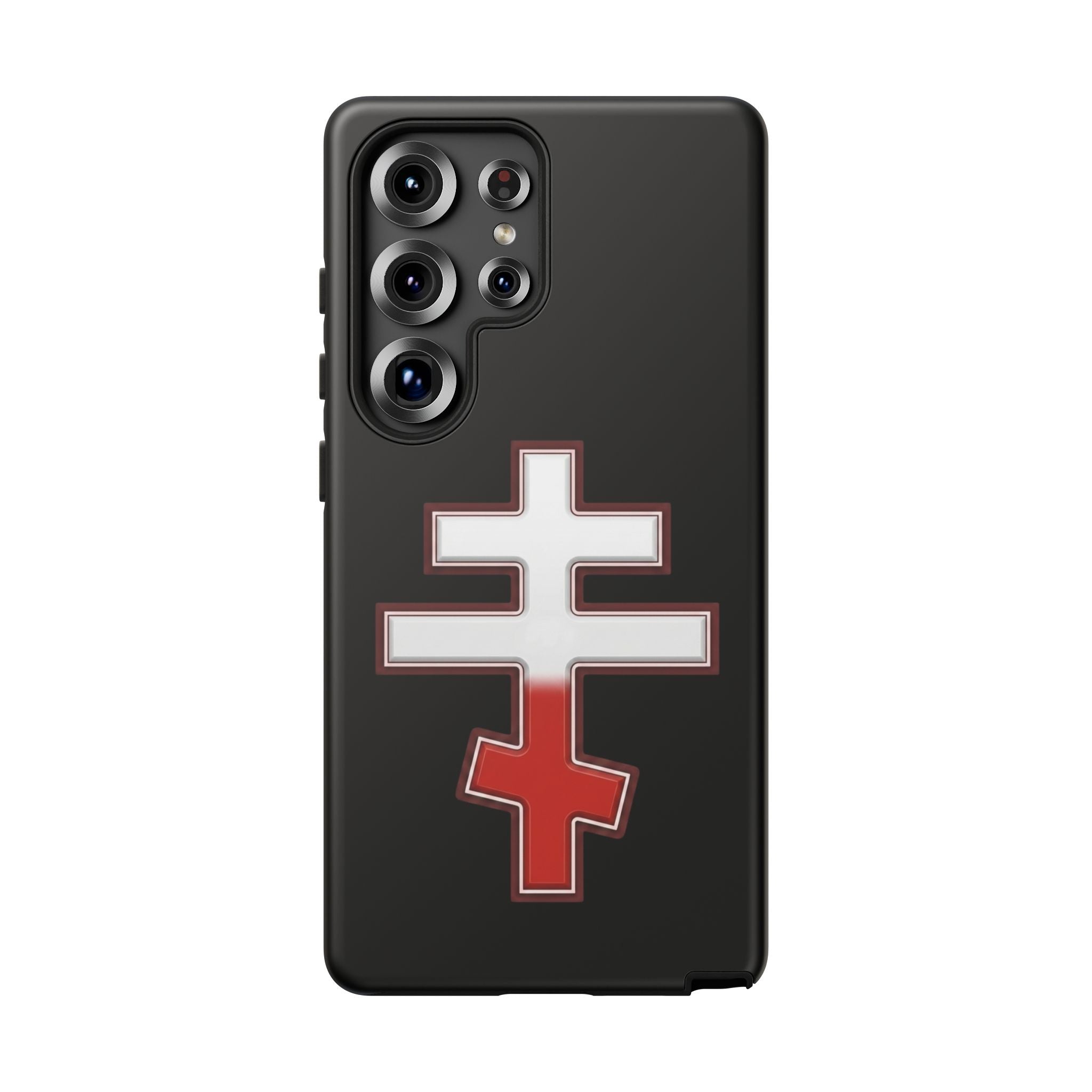 Polish Orthodox Cross design on a matte phone case — additional view 3