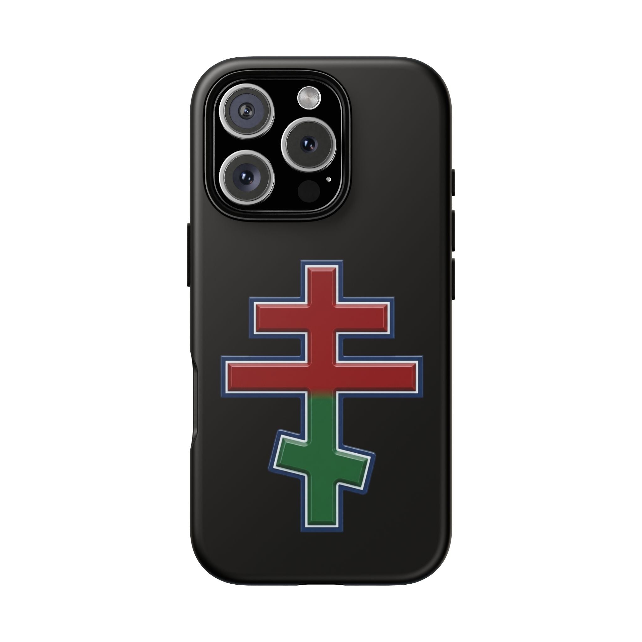 Belarusian Orthodox Cross design on a matte phone case