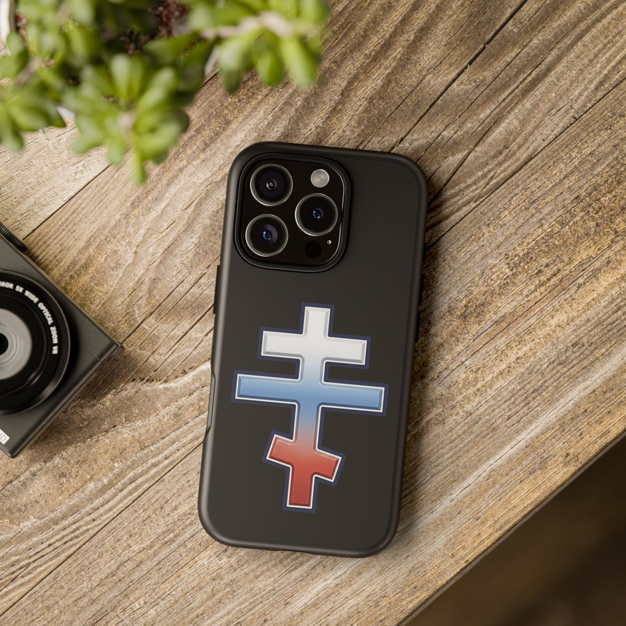 Slovak Orthodox Cross design on a matte phone case — additional view 6