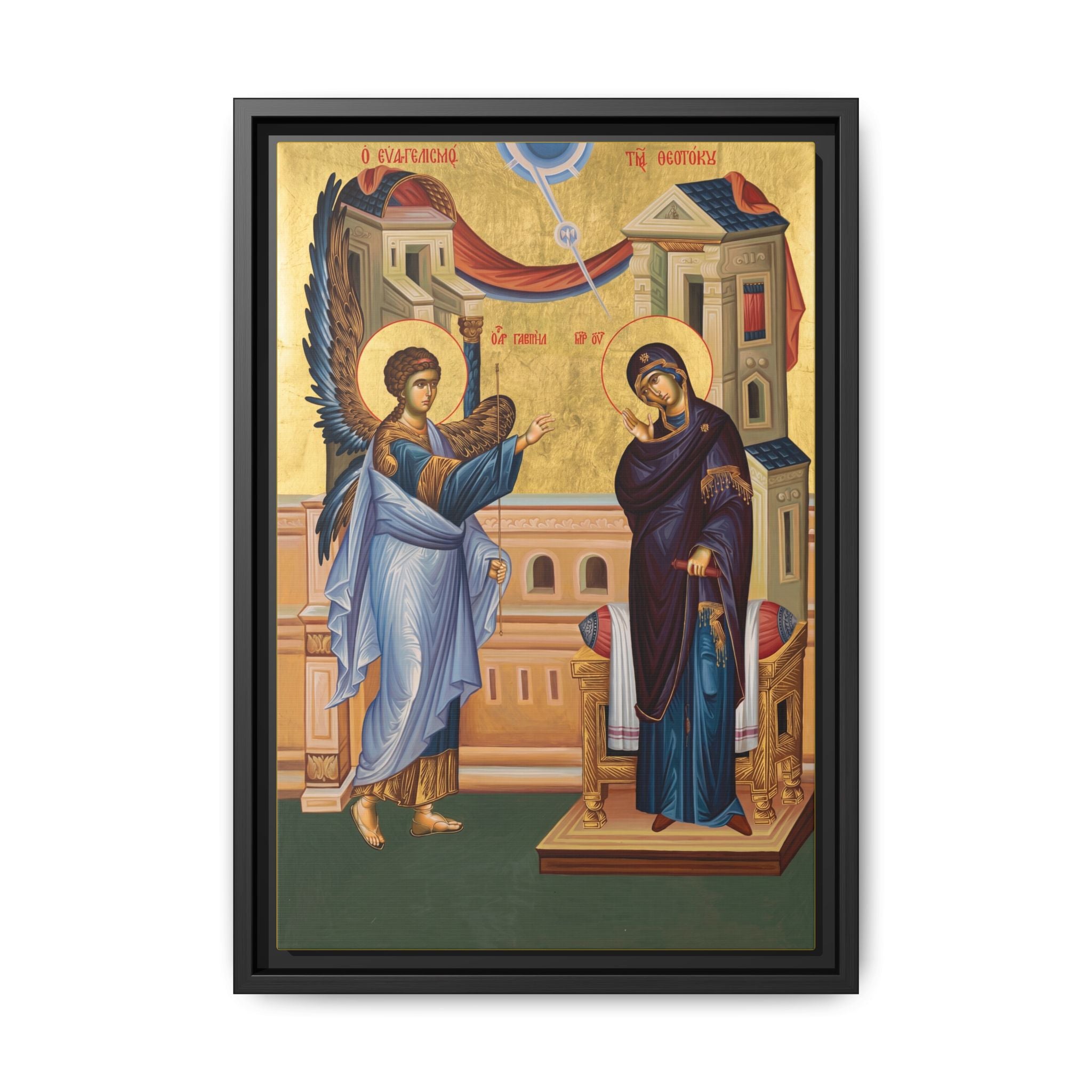 Annunciation Framed Canvas Icon