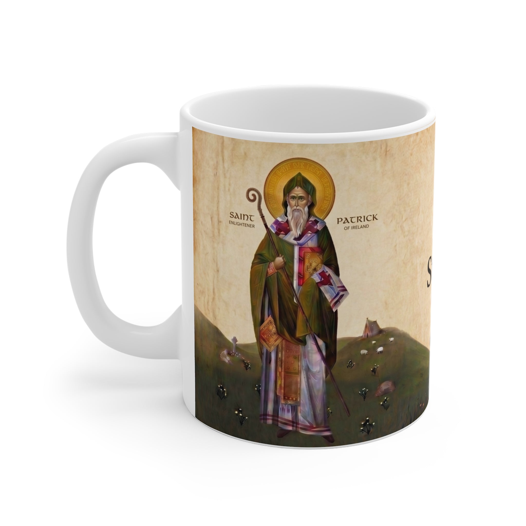 Saint Patrick of Ireland Orthodox Christian Coffee Mug — Orthodox Christian Gift