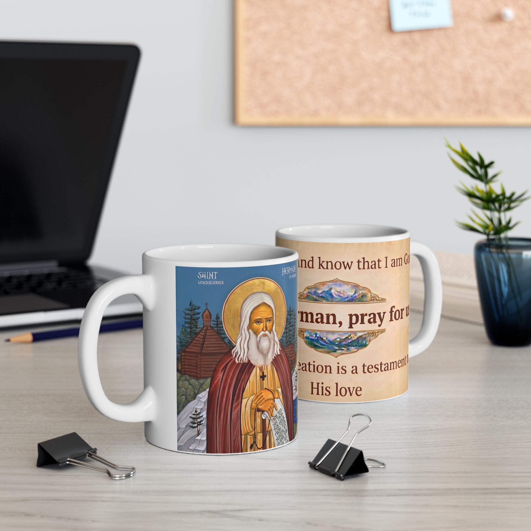 Saint Herman of Alaska Orthodox Christian Coffee Mug — Orthodox Coffee Mug