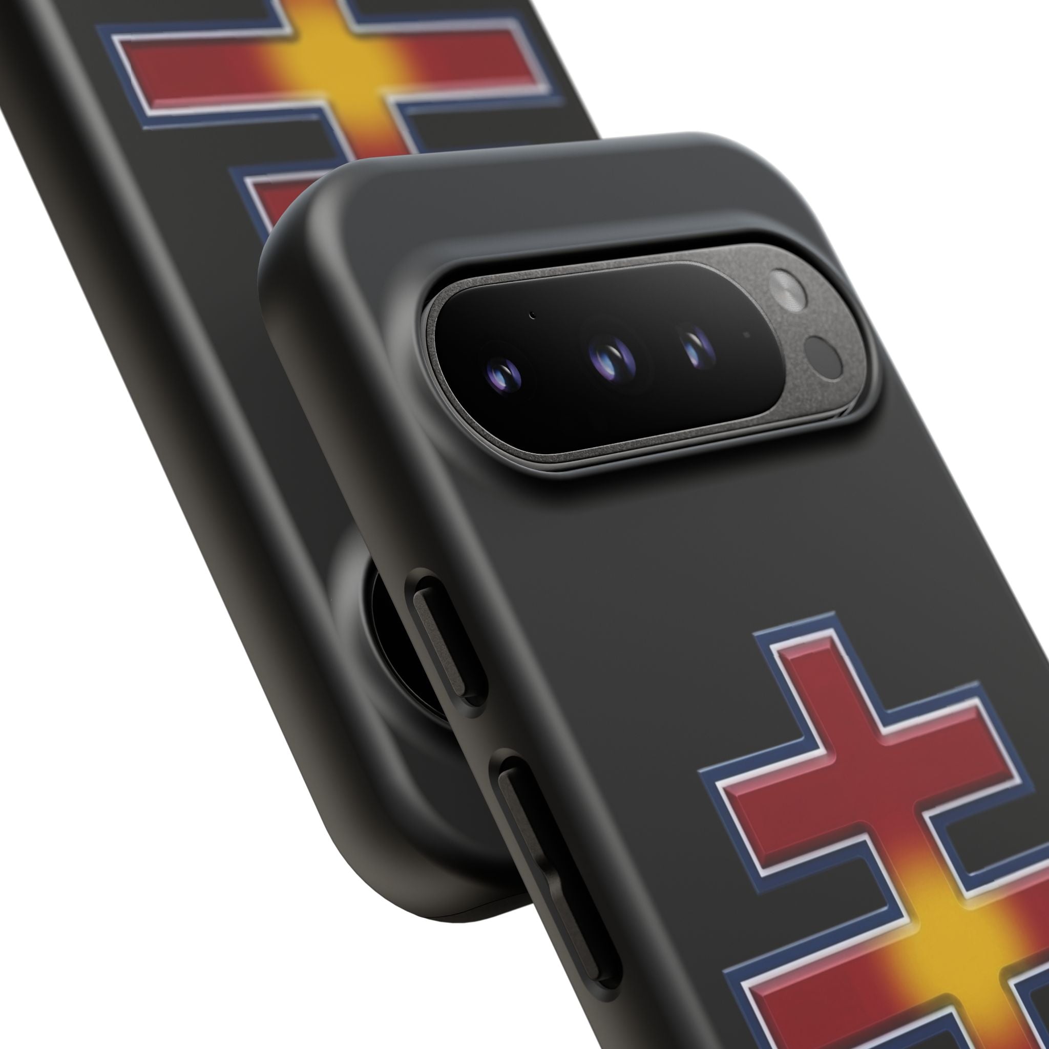 North Macedonian Orthodox Cross design on a matte phone case — additional view 7