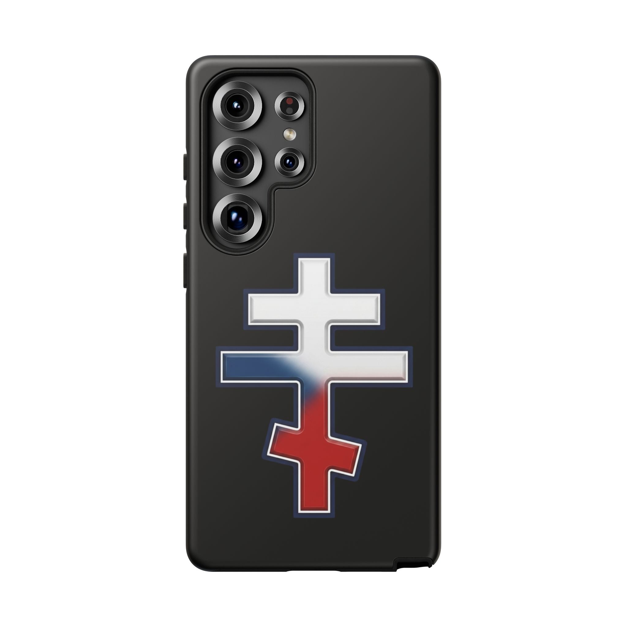 Czech Orthodox Cross design on a matte phone case — additional view 3