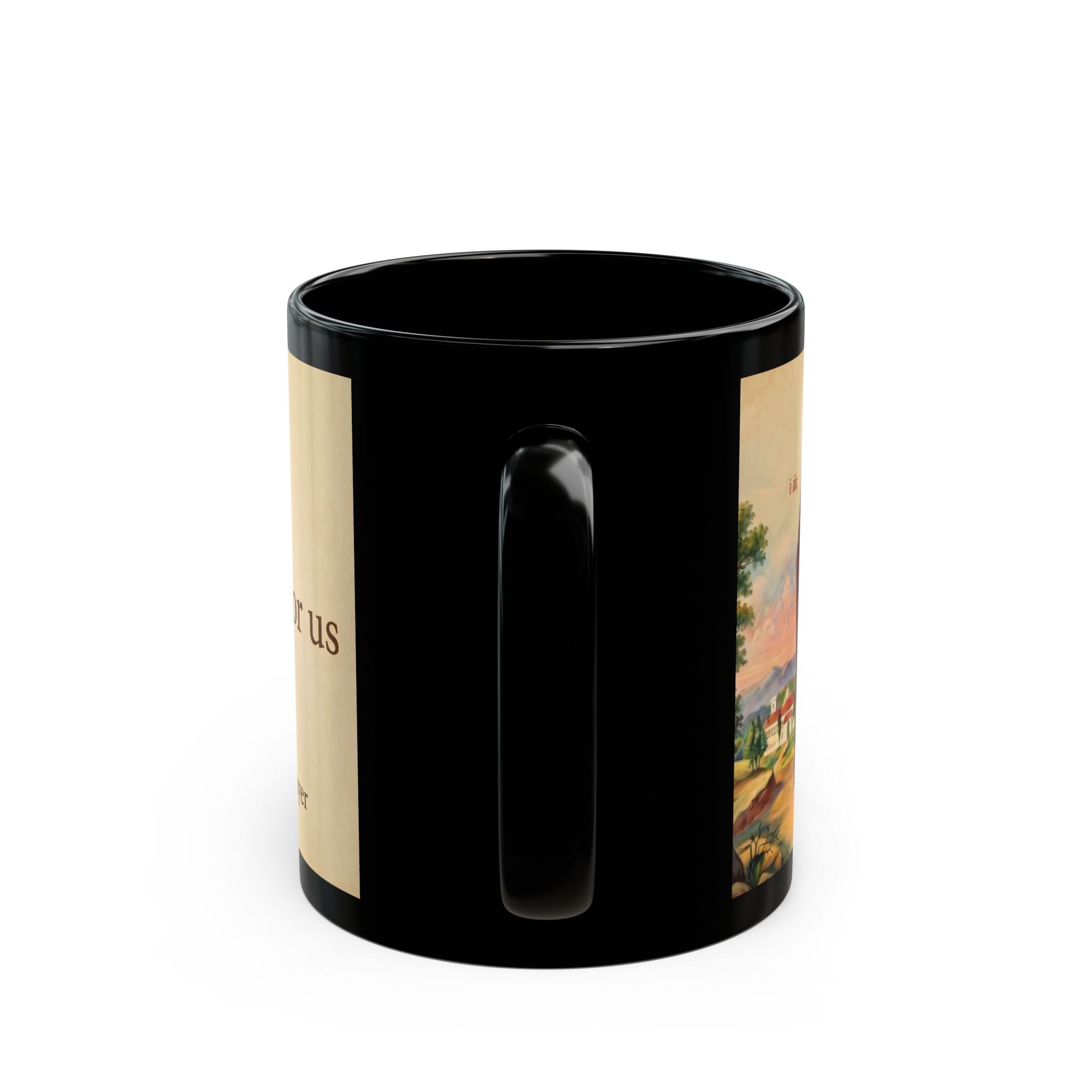 Saint Paraskeva Petka Orthodox Christian Black Coffee Mug — Orthodox Faith Gift