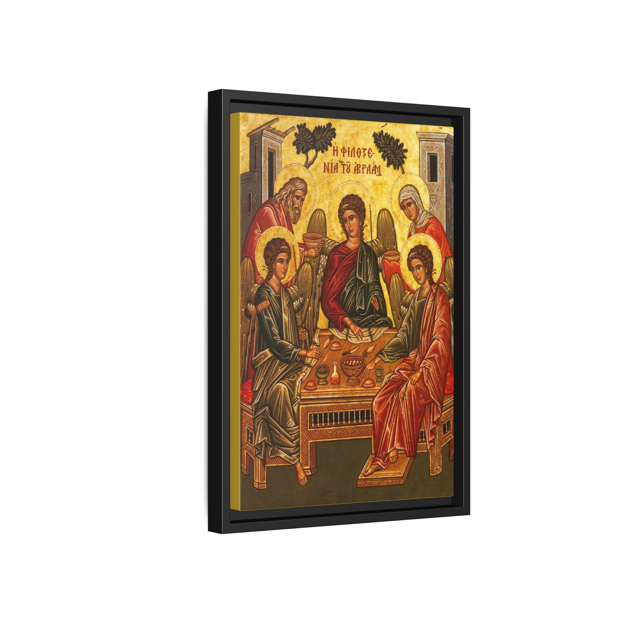 The Old Testament Trinity Framed Canvas Icon