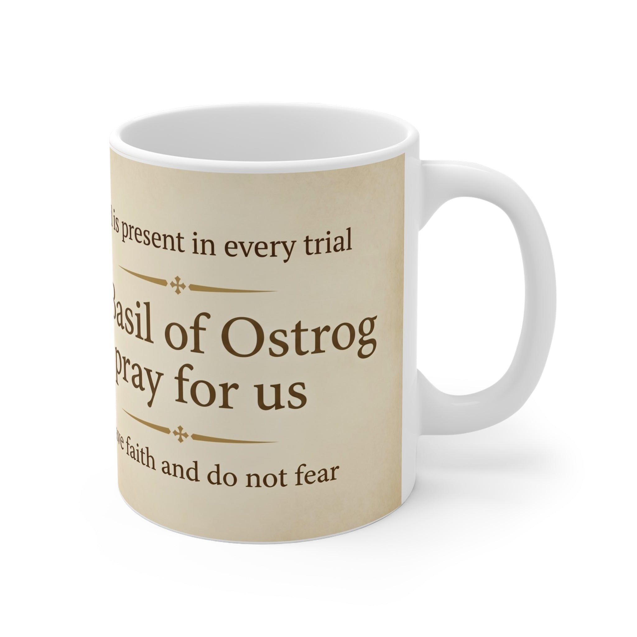 Saint Basil of Ostrog Orthodox Christian Coffee Mug — Orthodox Christian Mug