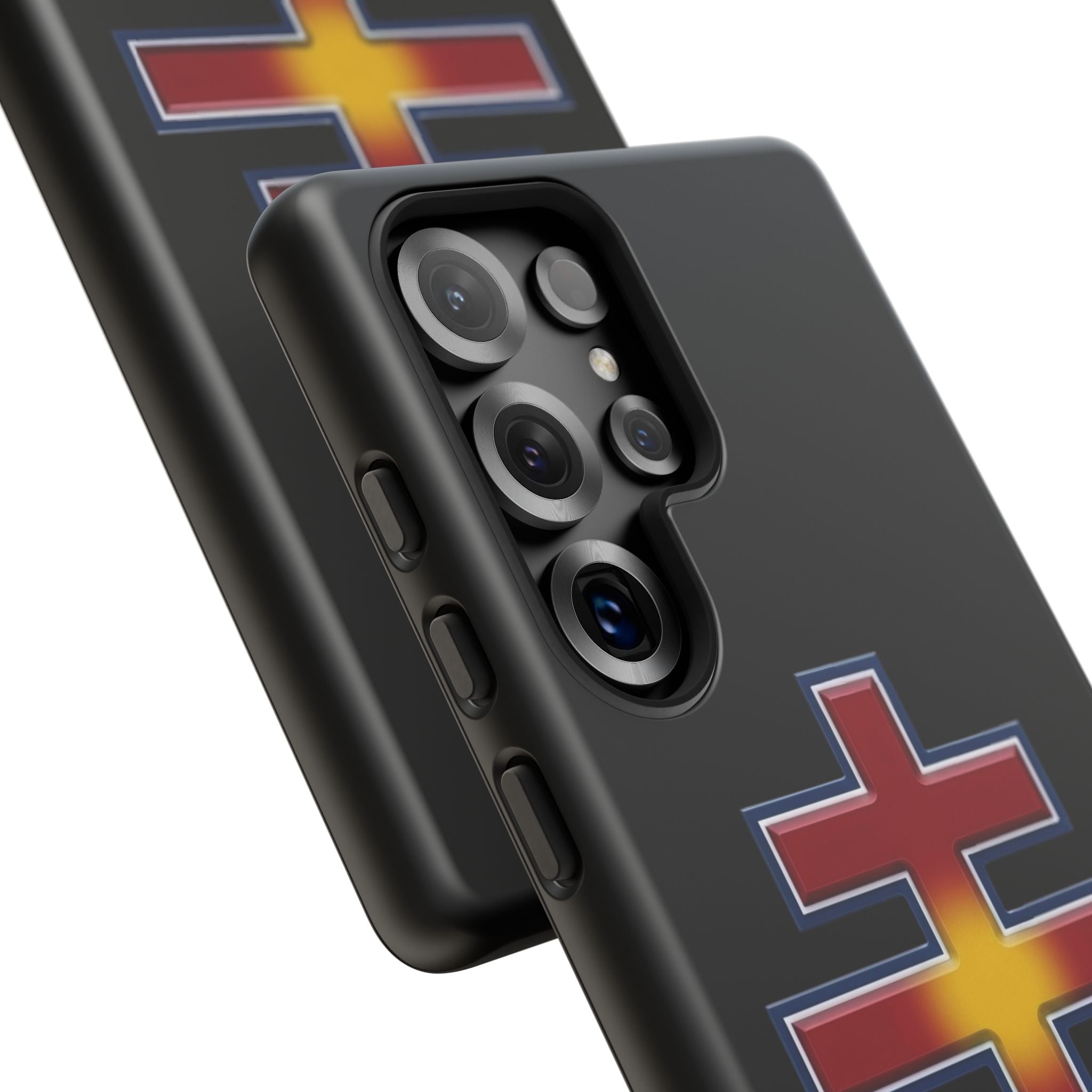 North Macedonian Orthodox Cross design on a matte phone case — additional view 9
