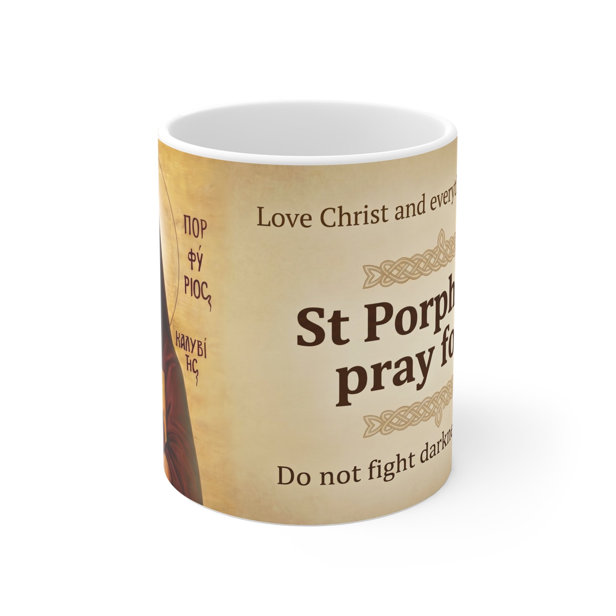 Saint Porphyrios of Kavsokalyvia Orthodox Christian Coffee Mug — Orthodox Mug Gift
